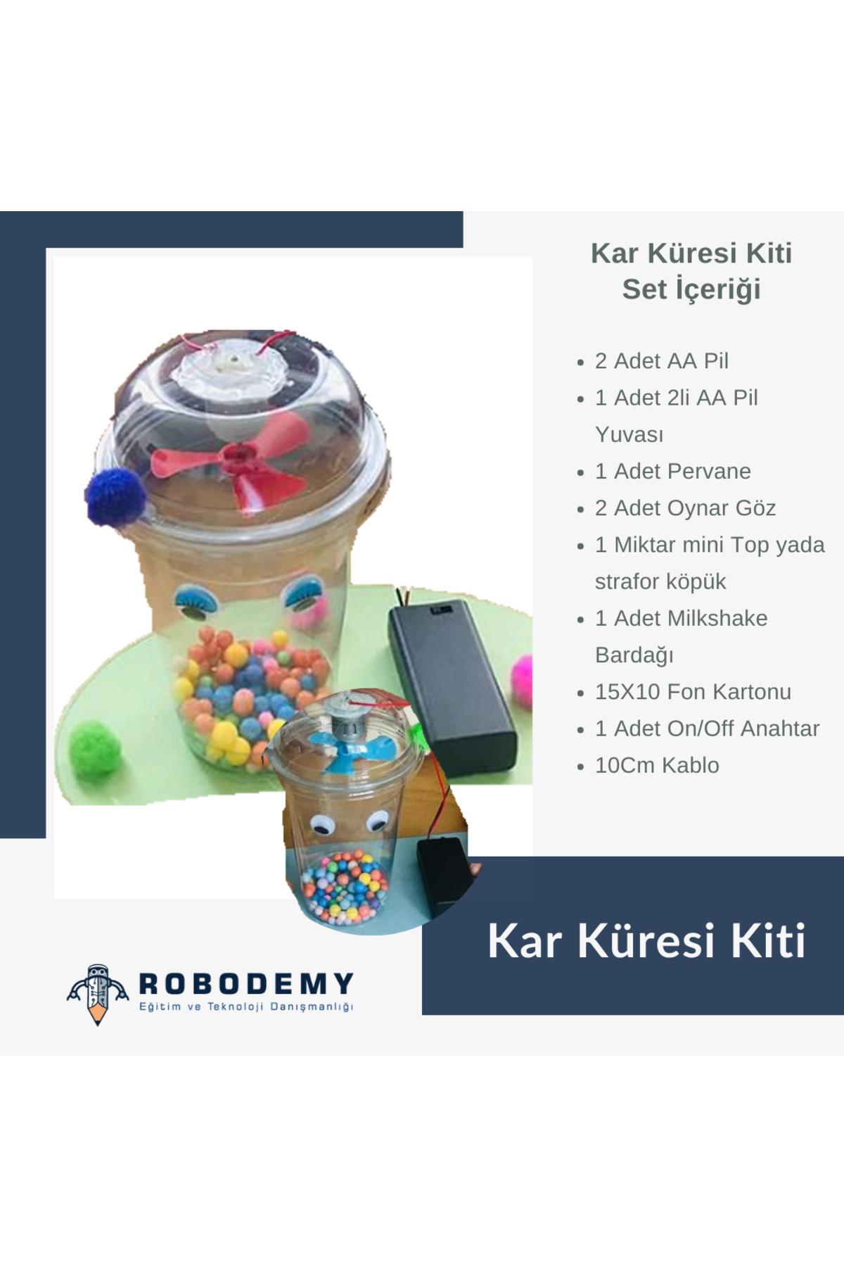 لوازم روباتیک کیت SNOW GLOBE از ترکیه Robodemy