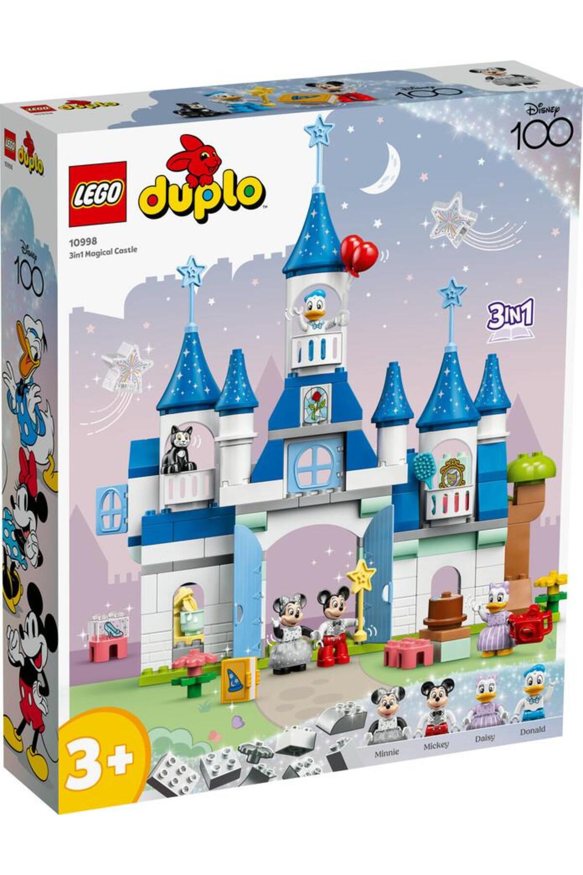 لگو و اسباب بازی های ساخت محور DUPLO 10998 3IN1 MAGIC CASTLE از ترکیه LEGO