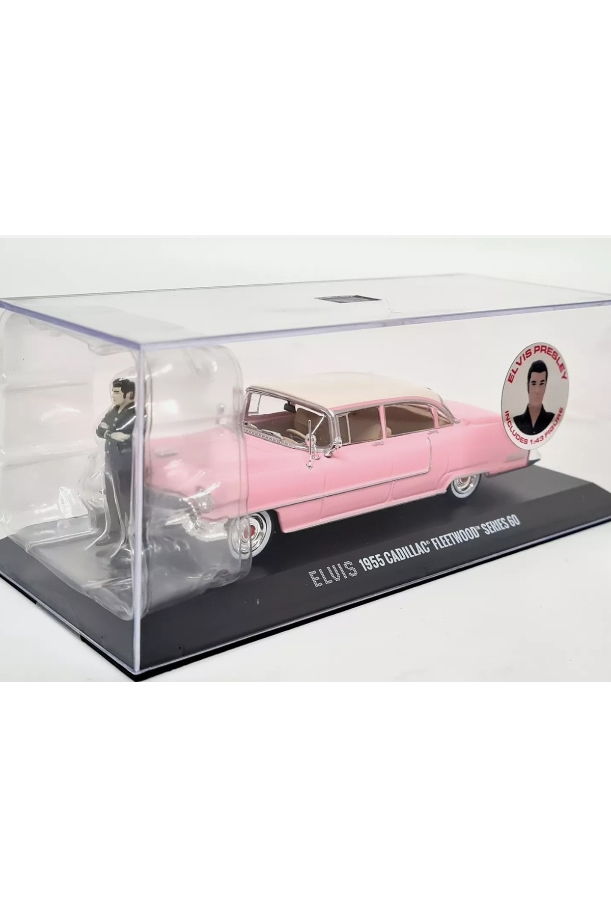 مدل خودرو الویس پریسلی 1955 پینک کادیلاک فلیت‌وود سری 60 شکل مقیاس 1:43 DIECAST مجموعه اورجینال Greenlight
