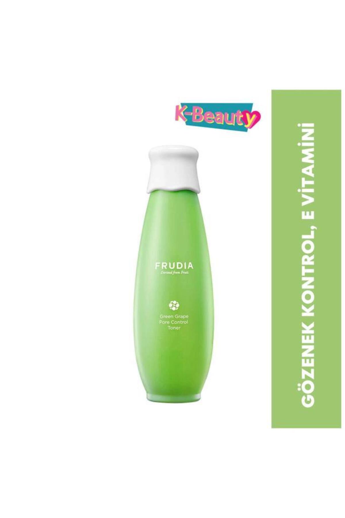 تونر کنترل منافذ Green Grape فرودیا FRUDIA، ۱۹۵ میلی‌لیتر