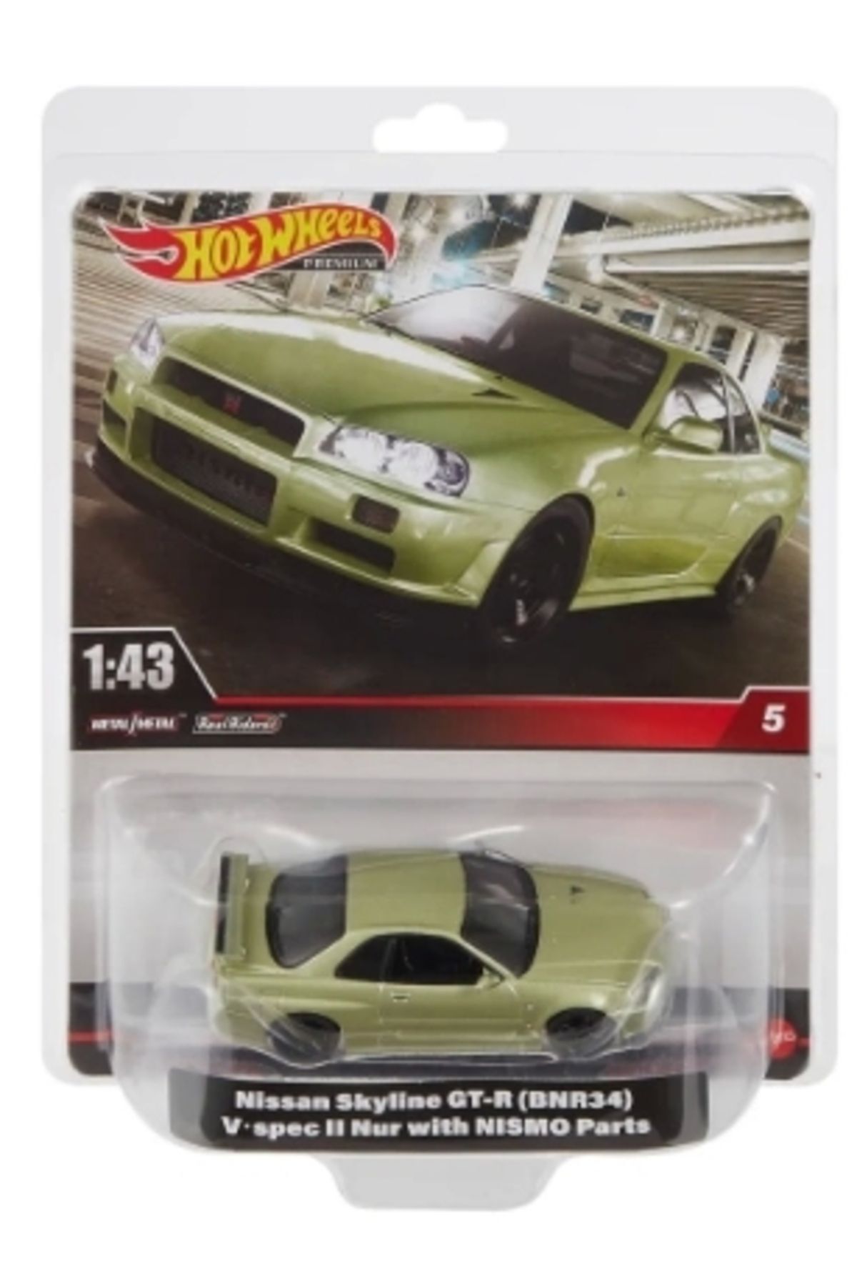 ماشین اسباب بازی 1:43 اتومبیل های حق بیمه نیسان SKYLINE GT R | HMD47 هات ویلز اورجینال HOT WHEELS