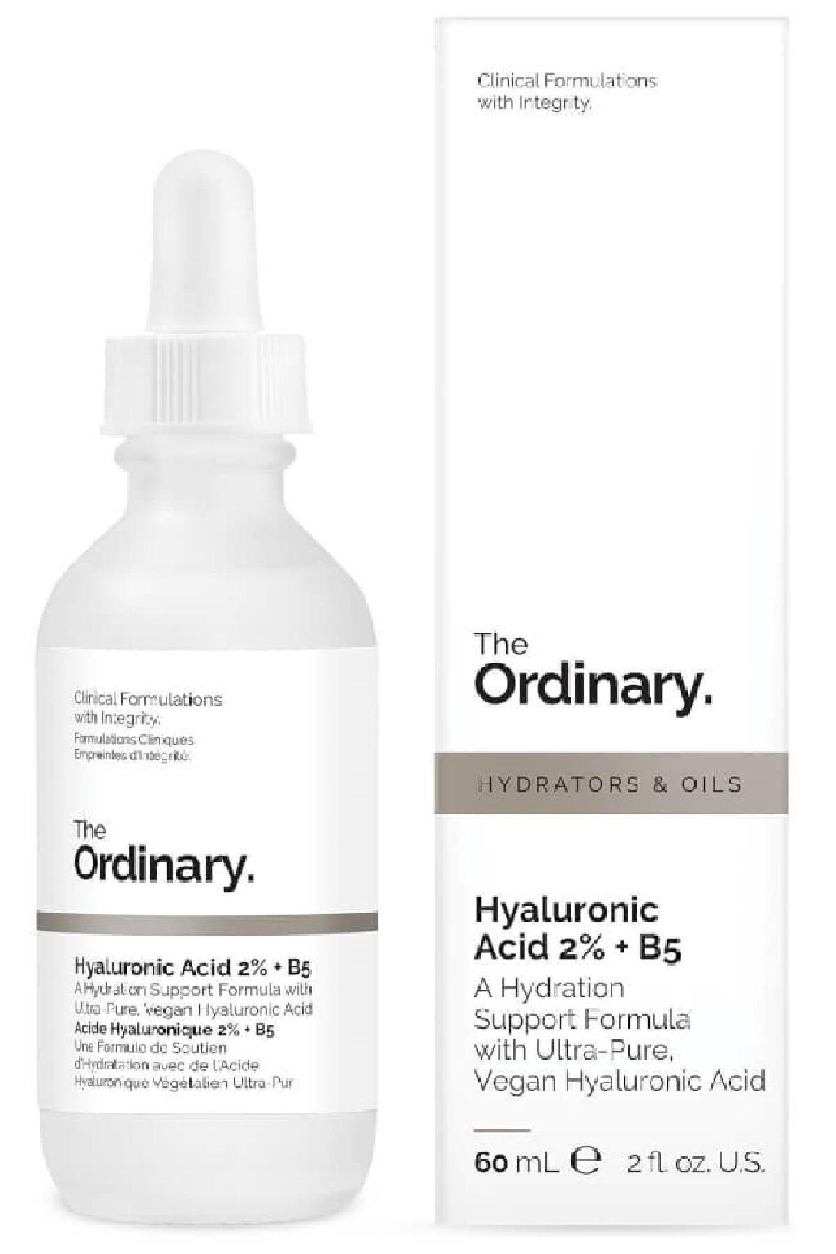 سرم پوست مرطوب کننده هیالورونیک اسید 2% B5 60 میل The Ordinary