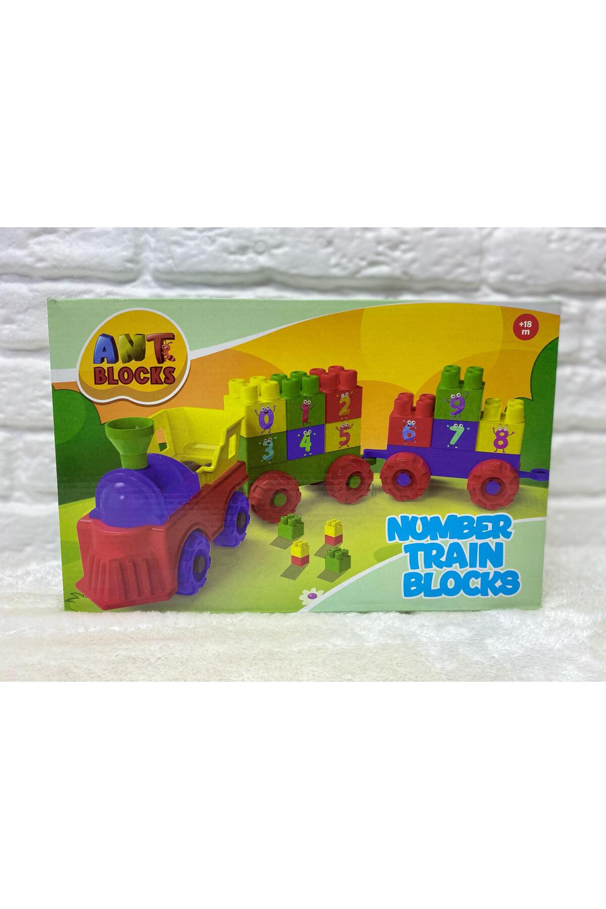 لگو و اسباب بازی های ساخت محور ANT BLOCKS TRAIN LEGO BLOCK SET 30 عددی +18 ماه از ترکیه Asya Oyuncak