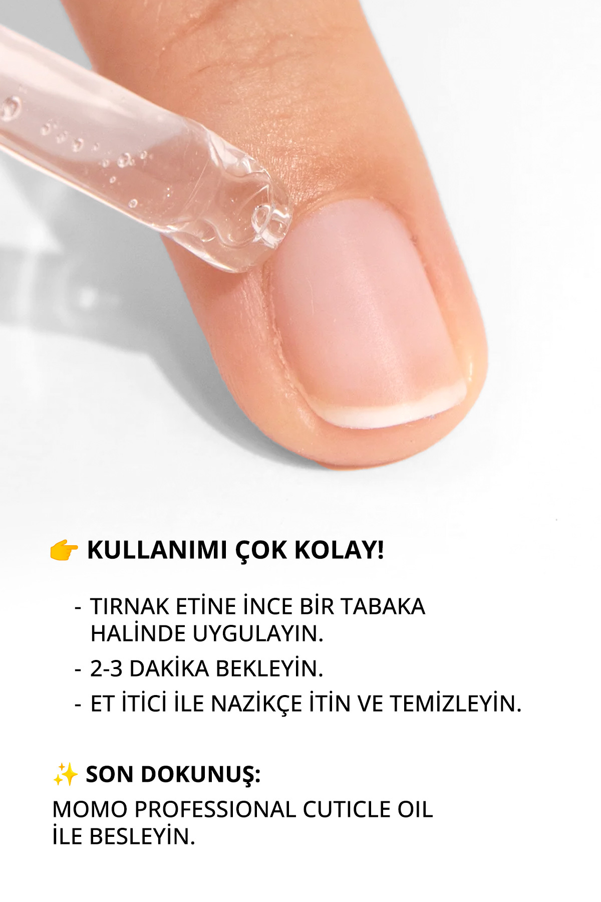 ژل پاک کننده تیکه های ناخن با حجم 30 میلی لیتر MOMO professional
