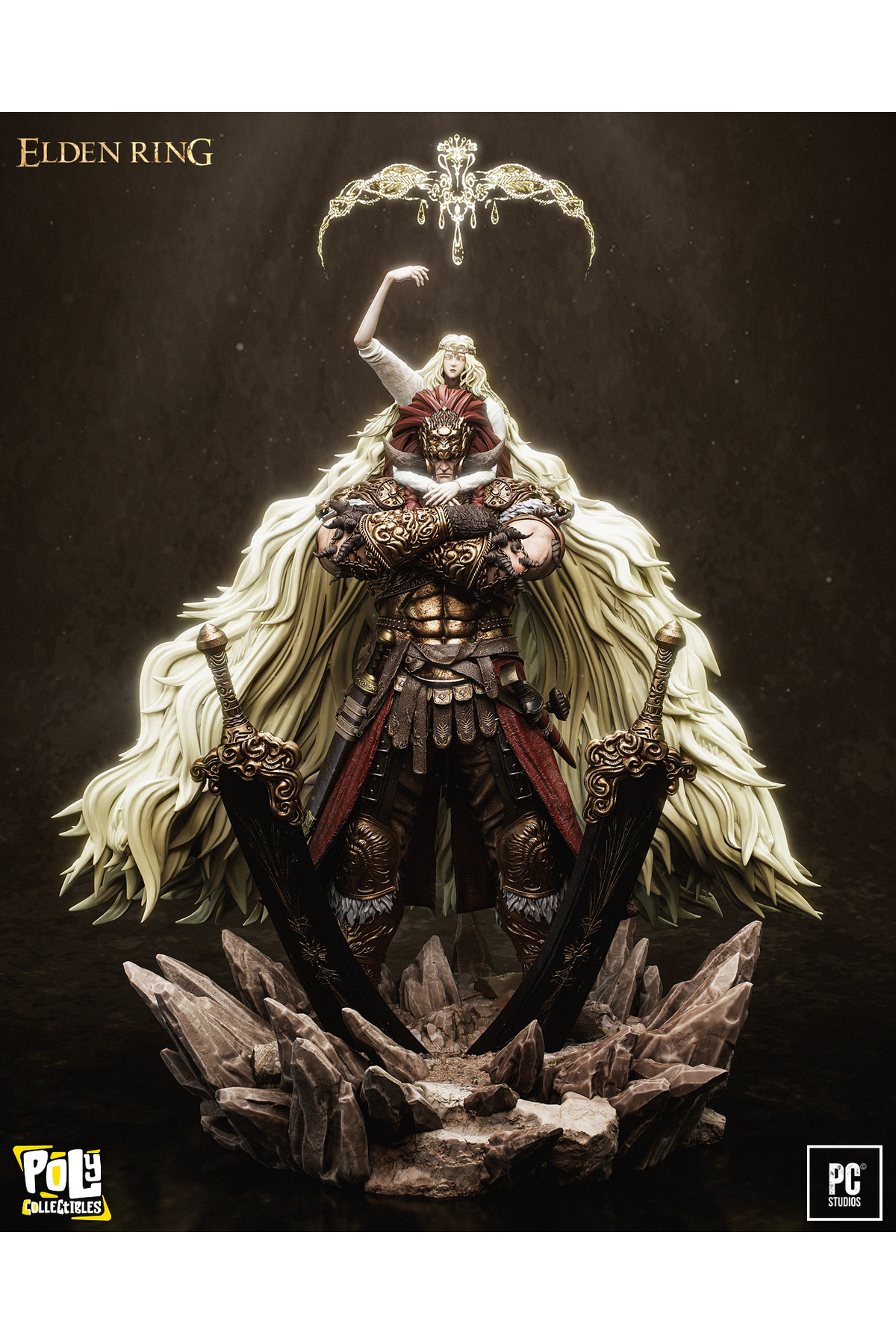 فیگور GENERAL RADAHN & MIQUELLA – ELDEN RING PREMIUM COLLECTIBLES FIGURE | 32 سانتی متر از ترکیه Poly Collectibles