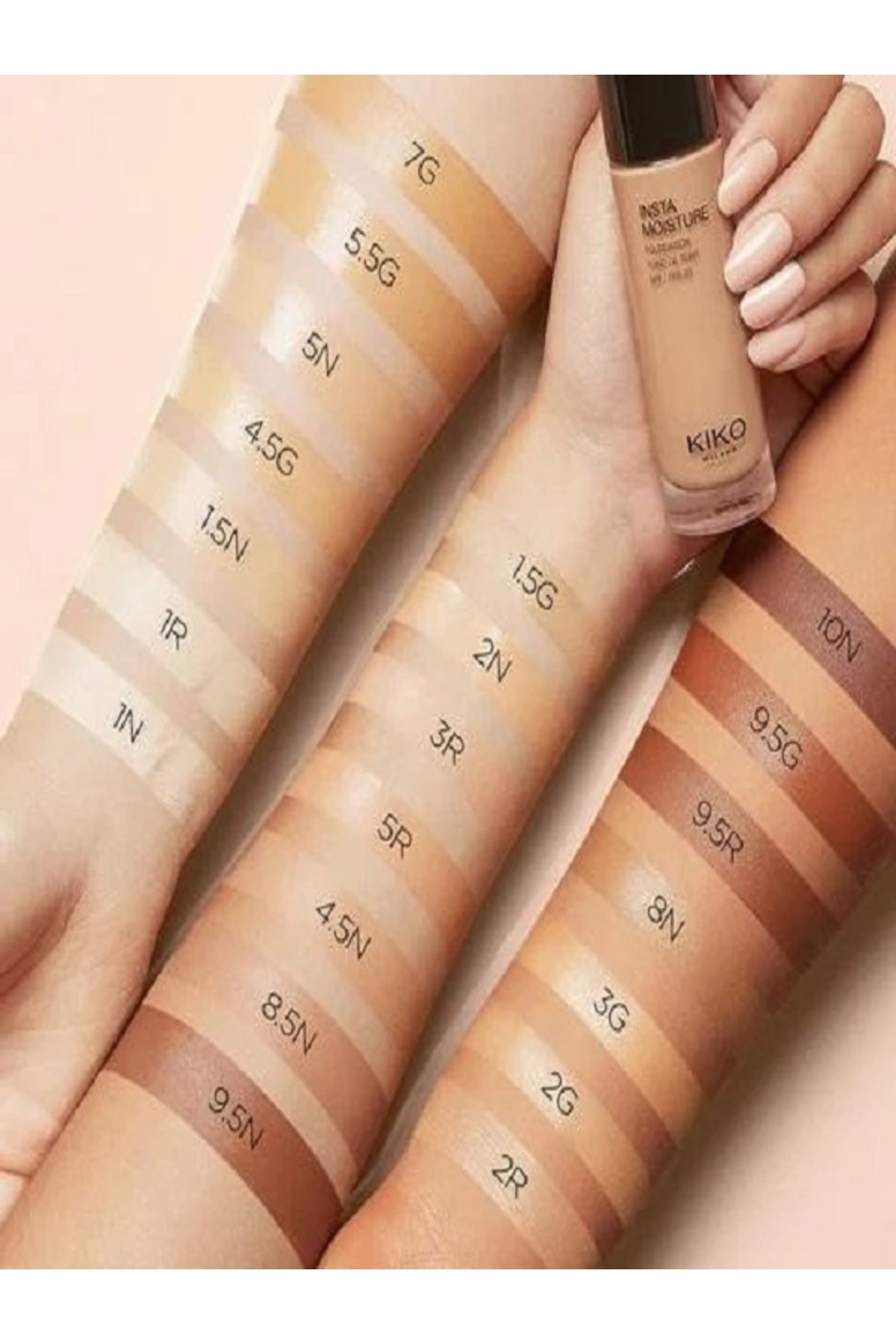 کرم پودر صاف کننده تا 24 ساعت مرطوب SPF25 PROTECTED RADIANT FOUNDATION 30ML اورجینال KIKO