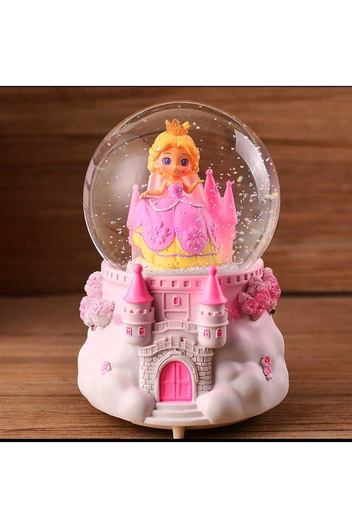 گوی برفی MR PRINCESS LIGHTED MUSICAL SNOW GLOBE یک هدیه عالی از ترکیه mr shopping