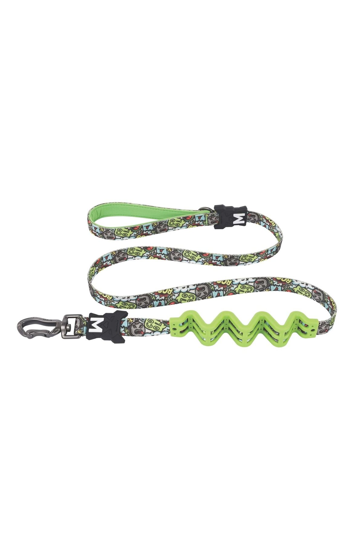 بند قلاده پیاده‌روی سگ ام‌پتس M-PETS Urban Style Freestyle، شوک‌گیر، چندرنگ، سایز L