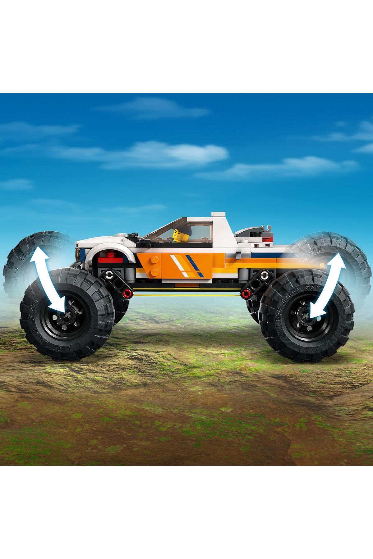 لگو ® شهر 4X4 ماجراهای زمینی 60387 ساز برای کودکان 6 ساله بالاتر اورجینال LEGO