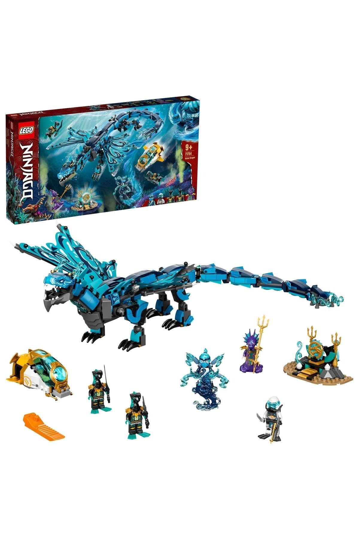 لگو ® NINJAGO® WATER DRIVING 71754 جنگ خلاق برای ساز کودکان 737 قطعه اورجینال LEGO