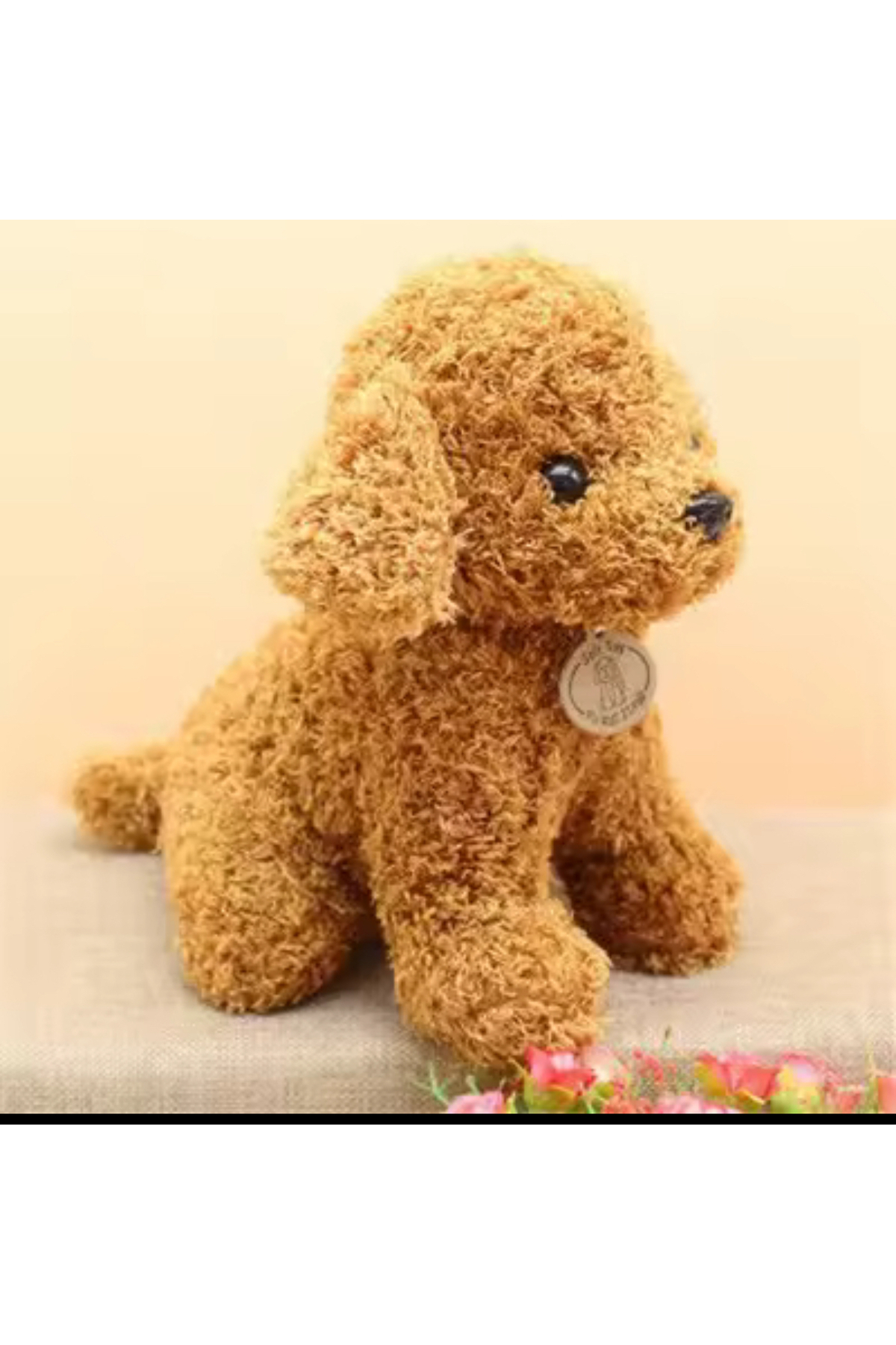 اسباب بازی های پشمی سگ ناز پودل 30 سانتی متری 200 گرمی توله واقعی از ترکیه charmerprincesses