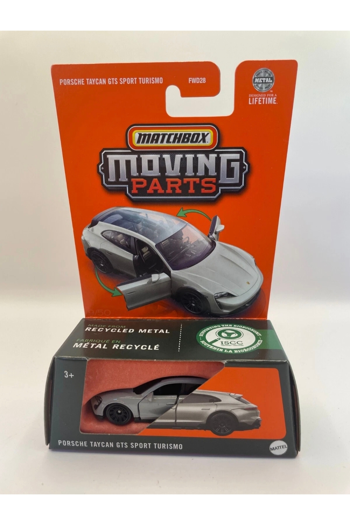 ماشین اسباب بازی 1:64 قطعات متحرک جعبه کبریت PORSCHE TAYCAN GTS SPORT TURISMO TOY مدل کلکسیونی خودرو از ترکیه HOT WHEELS