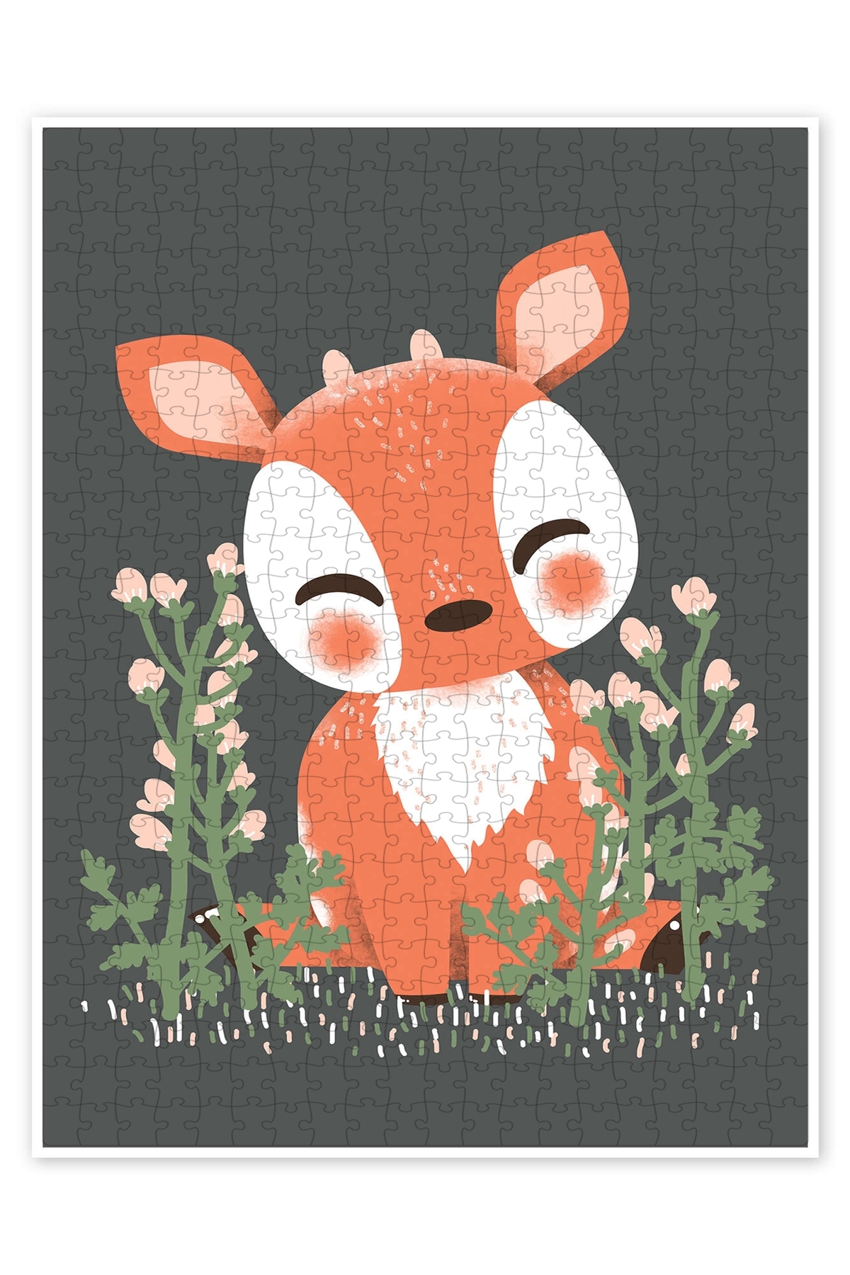 پازل ANIMAL FRIENDS FAWN 500 PIECE PUZZLE JIGSAW CHEERFUL THEMED FOR CHILDREN از ترکیه Jeronkarji