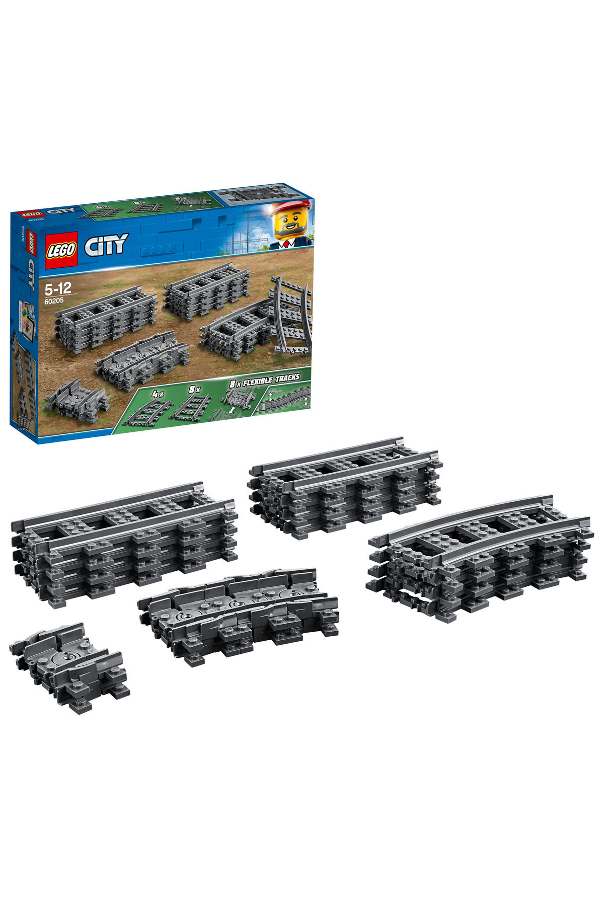 LEGO لگو سیتی ریلز 60205 ست اسباب بازی برای کودکان (20 عدد)