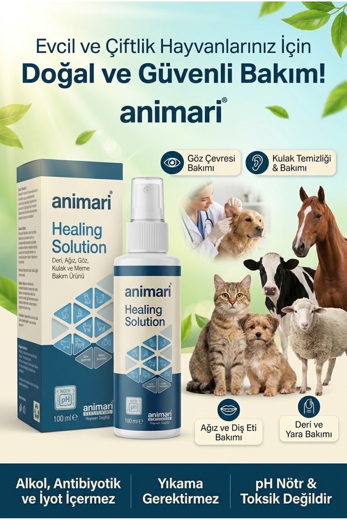محلول Healing Solution آنیماری animari، مدل 101013