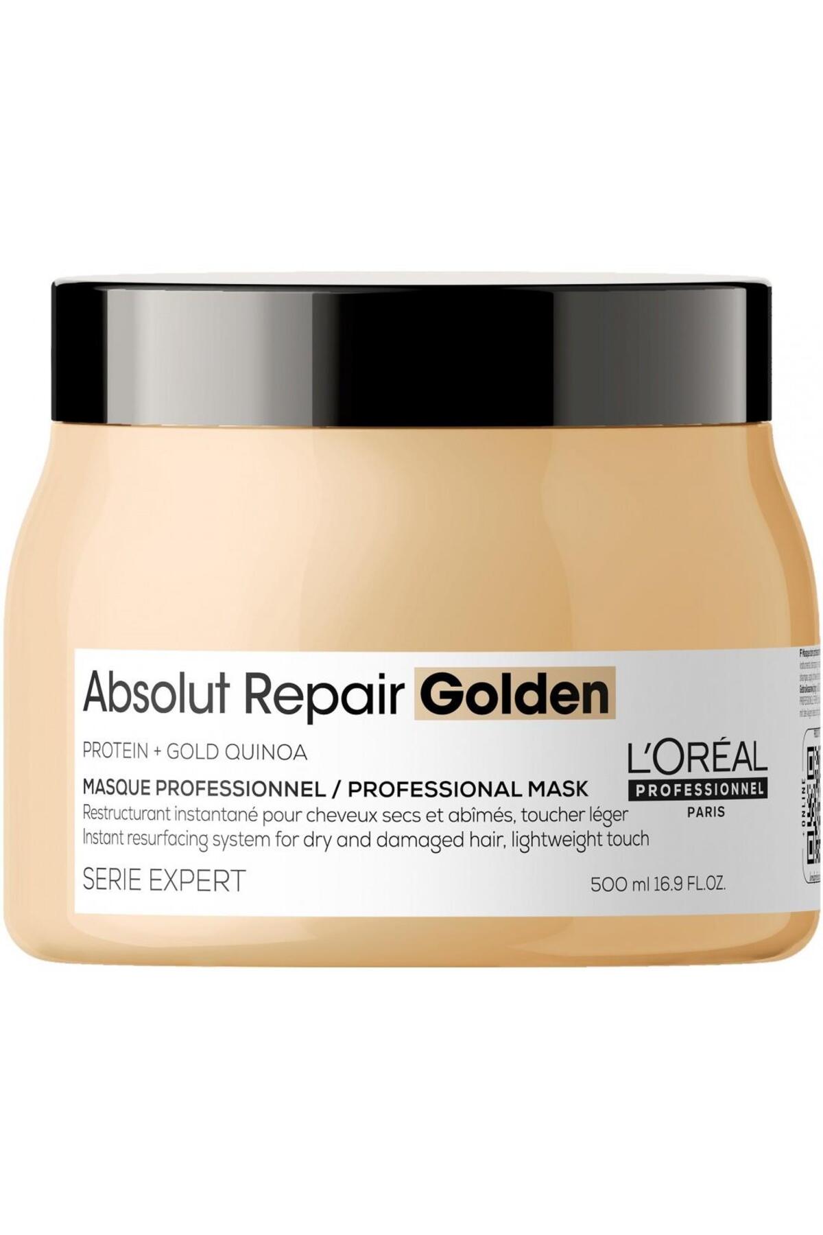 سرم و روغن مو ماسک ترمیم کننده طلا سری EXPERT ABSOLUT 500 میلی لیتری اورجینال L'oreal Professionnel