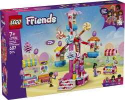 مجموعه ساختنی چرخ‌وفلک آب‌نبات و کاپ‌کیک لگو LEGO فرندز Friends مدل 42700، ۶۰۲ قطعه، حداقل سن ۷ سال