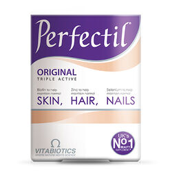 قرص مولتی‌ویتامین پرفکتیل ویتابیوتیکس Vitabiotics مدل Perfectil Skin, Hair, Nails بسته ۳۰ عددی