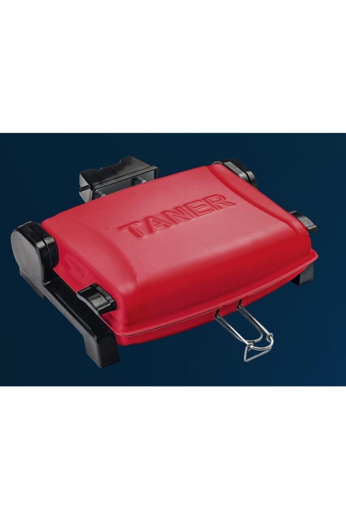 گریل برقی کباب شاپ پز دو سیم سایز کوچک قرمز اورجینال Taner
