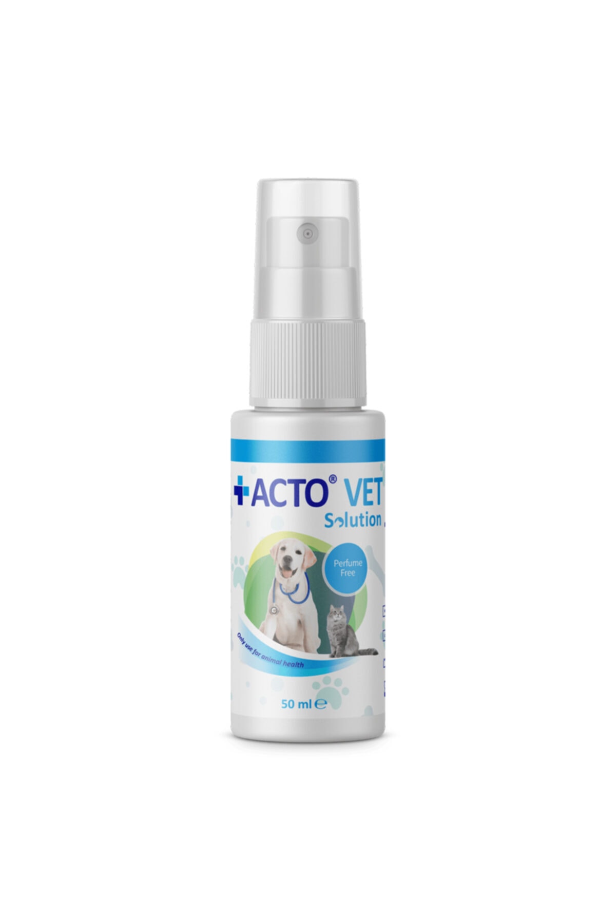 محلول مراقبت از زخم حیوانات خانگی اکتو Acto Vet، ۵۰ میلی‌لیتری