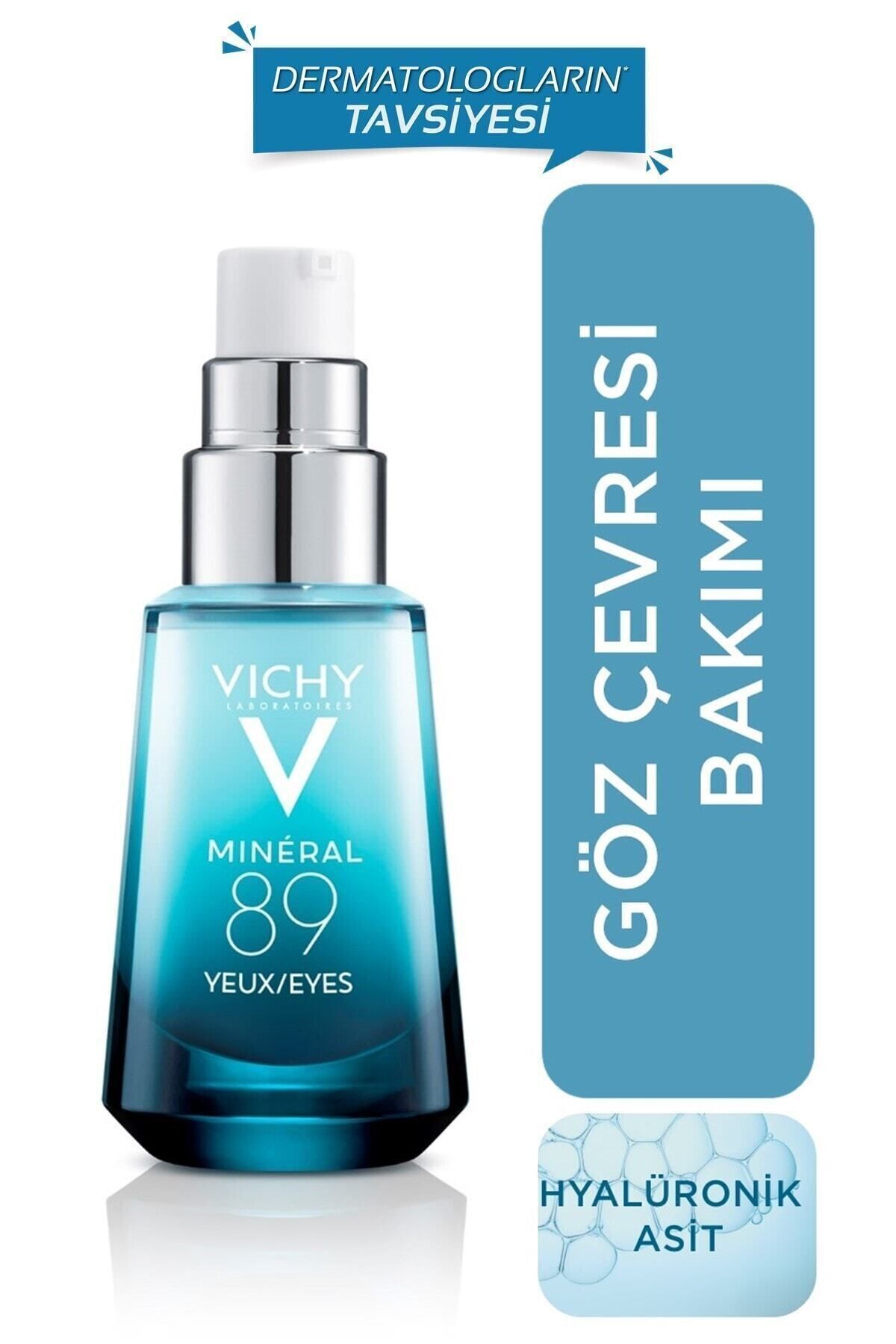 کرم دور چشم مواد معدنی 89 یخ CIZGI در برابر کرت مراقبت از سطح قالب 15ML Vichy