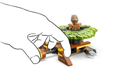 مجموعه ساختنی لگو LEGO نینجاگو NINJAGO مدل 71850، لوید در برابر هیولای خاکی گردونه‌ای، ۵۲ قطعه