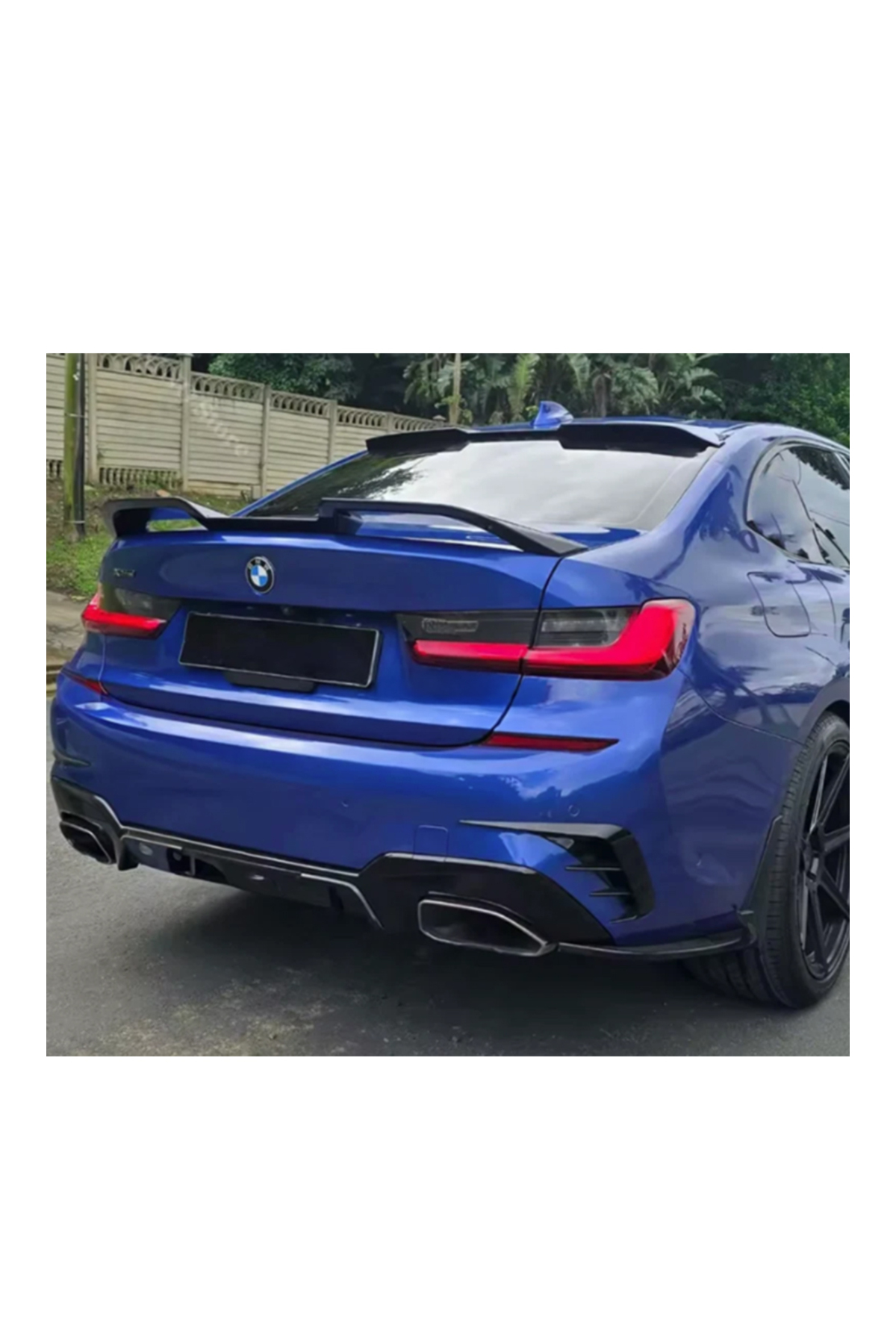 اسپویلر صندوق عقب خودرو تی‌ام‌زد گاراژ TMZ Garage BMW G20 V Style، مشکی براق