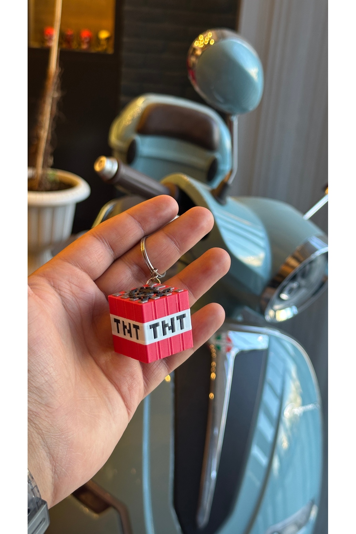 MINECRAFT TNT KEYCHAIN اورجینال Musetash