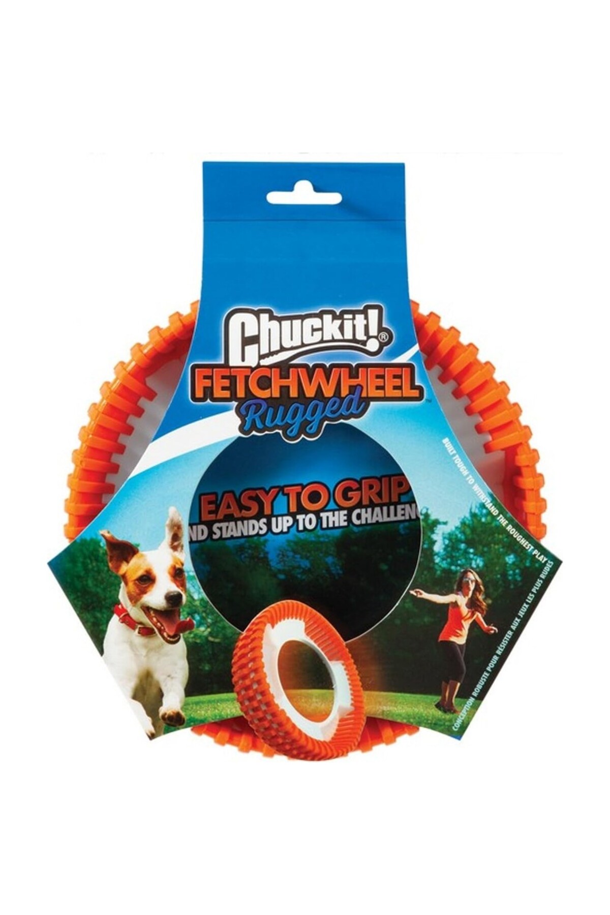 حلقه بازی سگ چاکیت Chuckit Rugged Fetch Wheel، چندرنگ