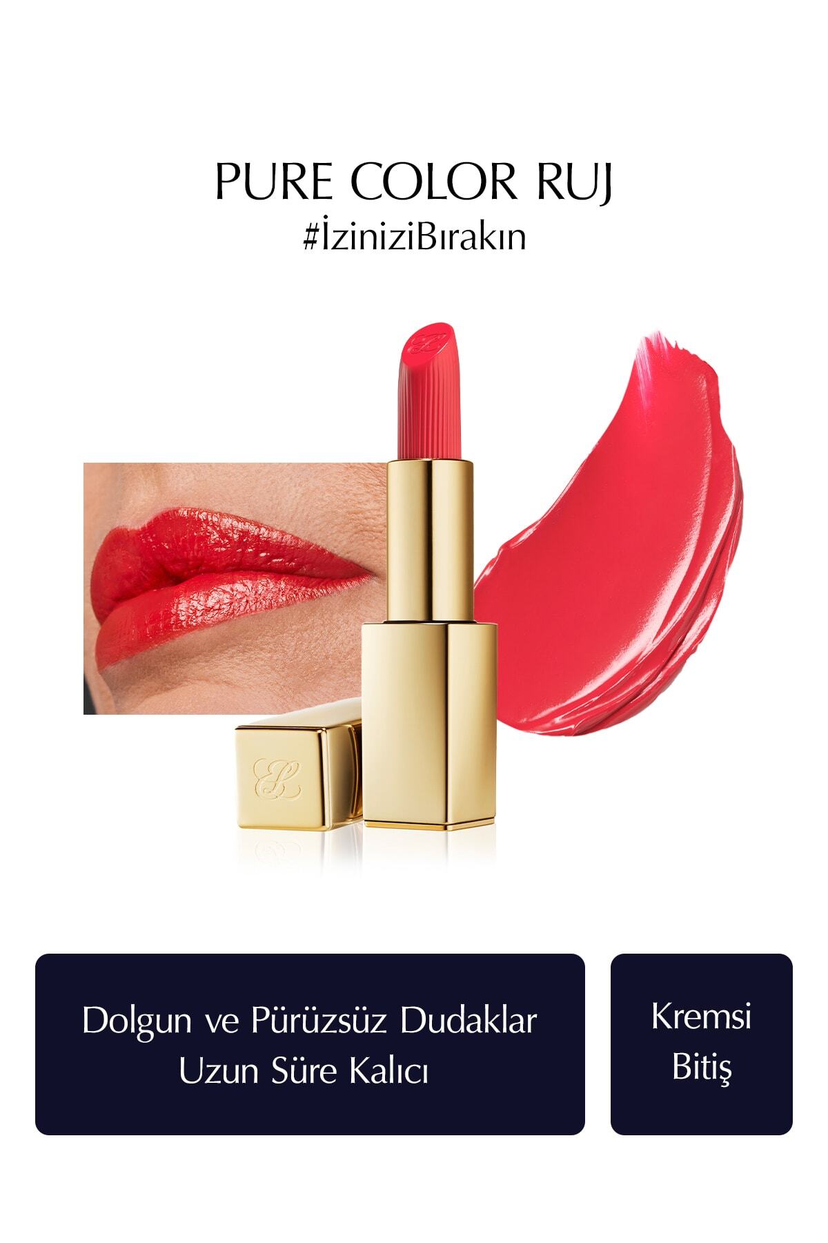 رژ لب خامه ای کرمی خالص انتهای ساتن 3.5 گرم رنگ: 330 دلسوز Estee Lauder