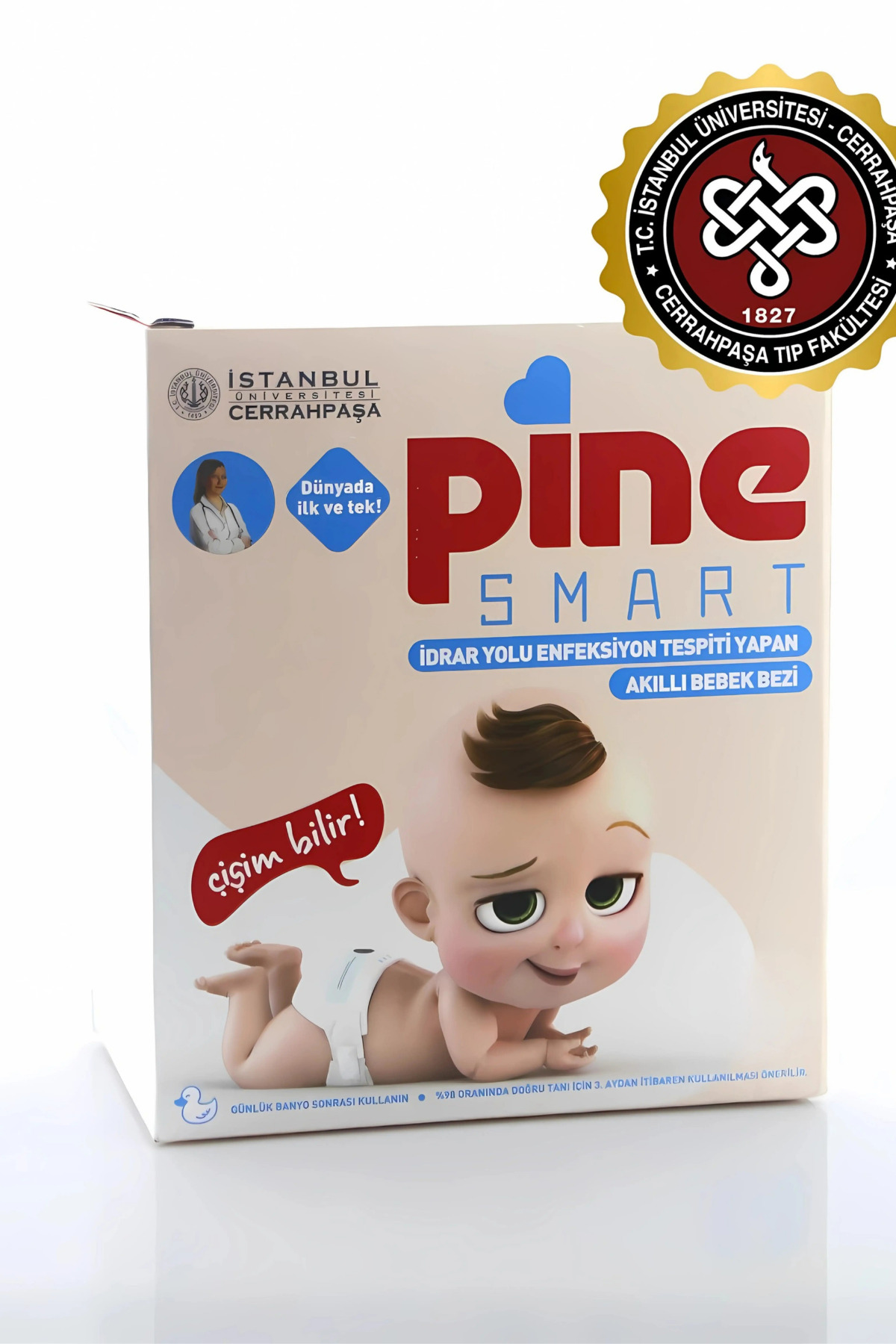 پوشک بچه هوشمند SMART 5 بسته 2 3 4 6 سایز کیلوگرم 9 7 14 11 18 15+ اورجینال Pine