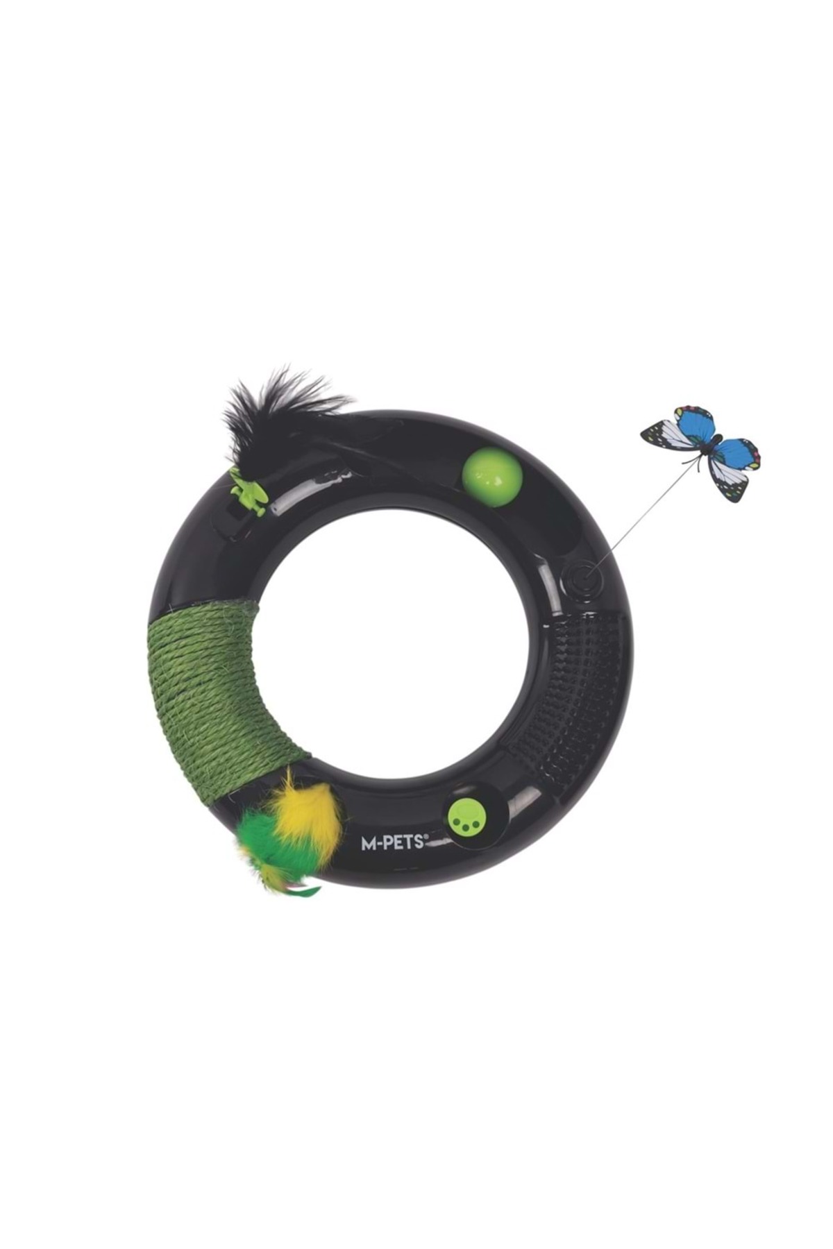 اسباب‌بازی گربه ام‌پتس M-PETS Halo Eco، مشکی