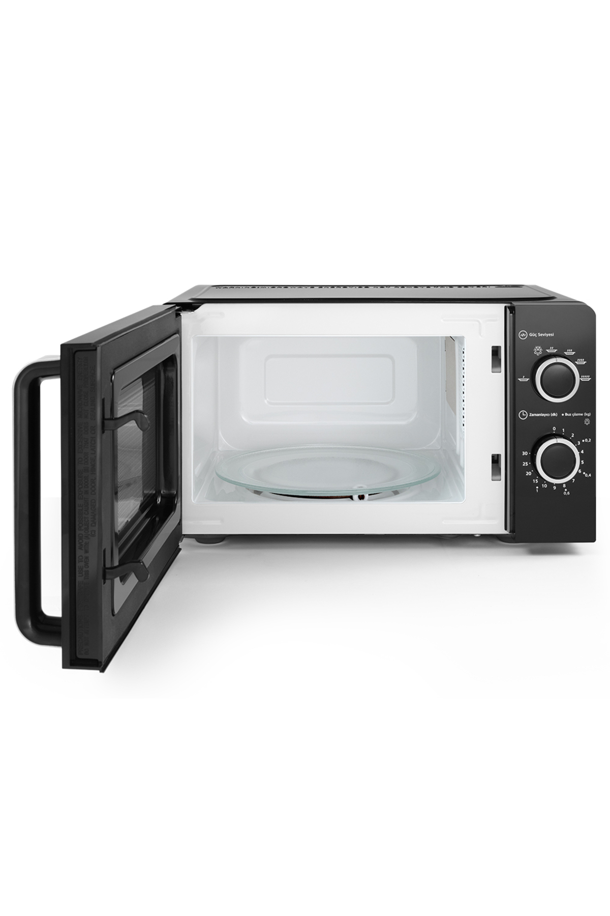 مایکروویو مایکروفر مکانیکی 20 لیتری مشکی SK 4603 W اورجینال Simfer