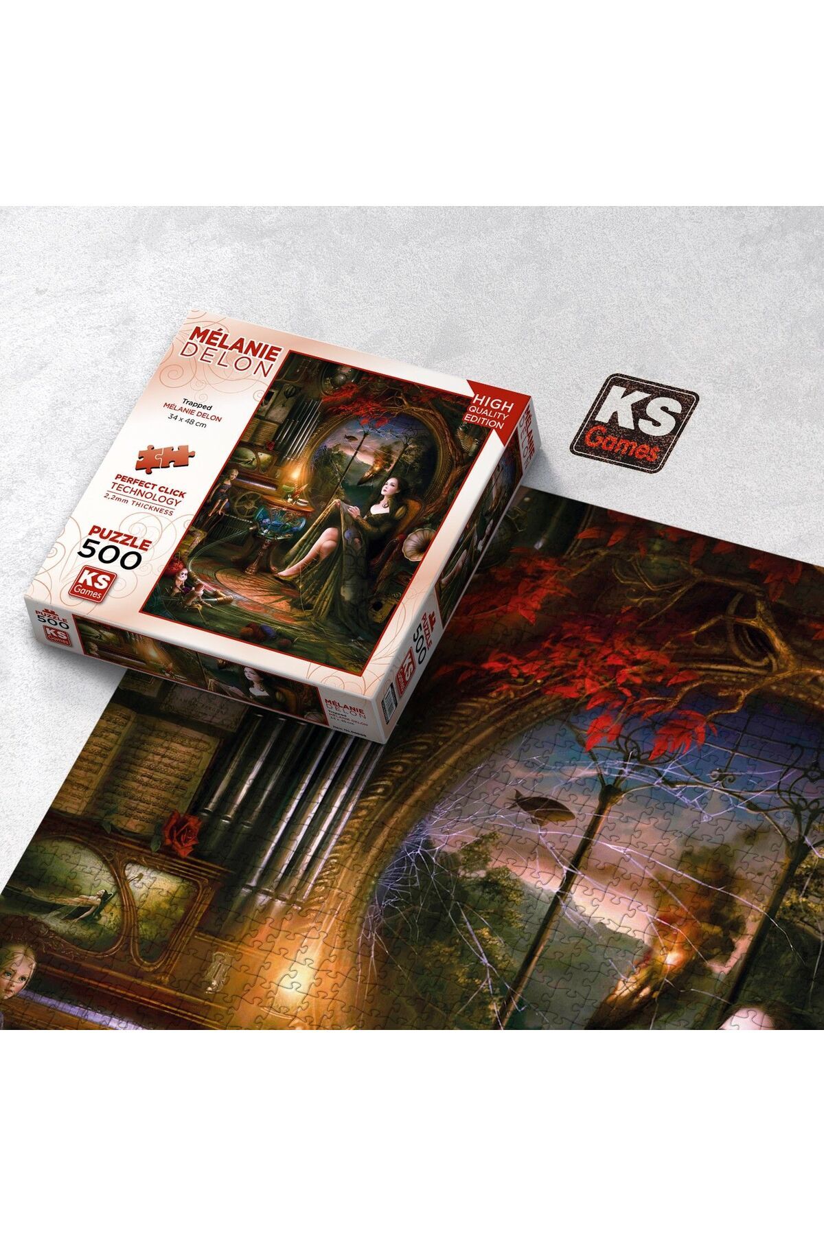 پازل معما 500 قطعه به دام افتاده اورجینال Ks Games