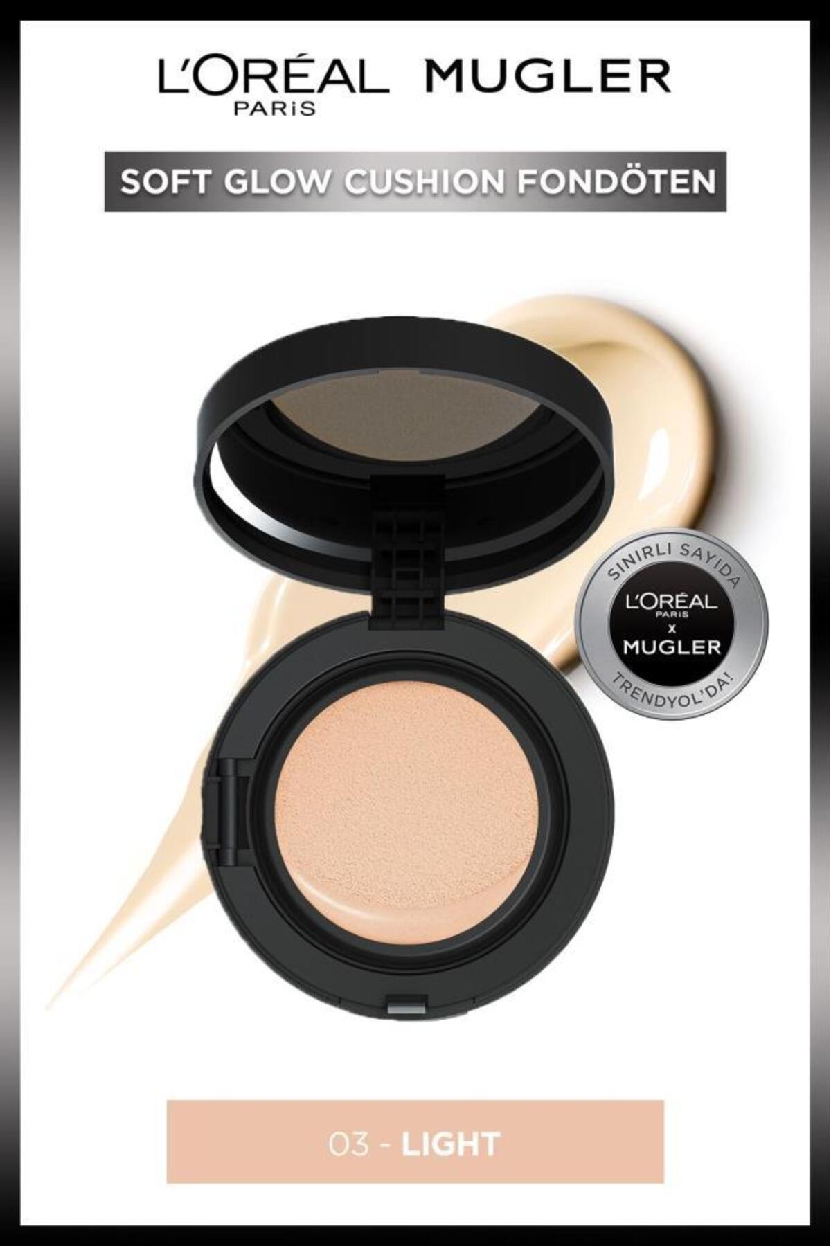 کرم پودر بنیاد کوسن موگلر 03 اورجینال L'Oreal Paris