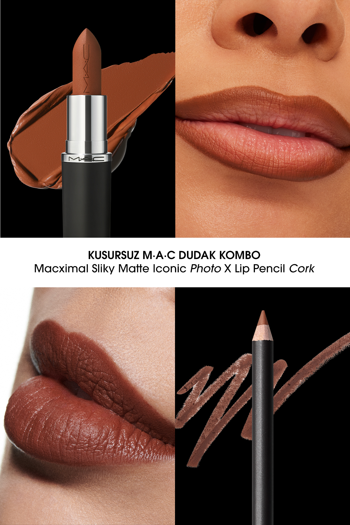 رژ لب مات ابریشمی مرطوب کننده رنگ فشرده موثر عکس عامکی 3.5 گرم Mac