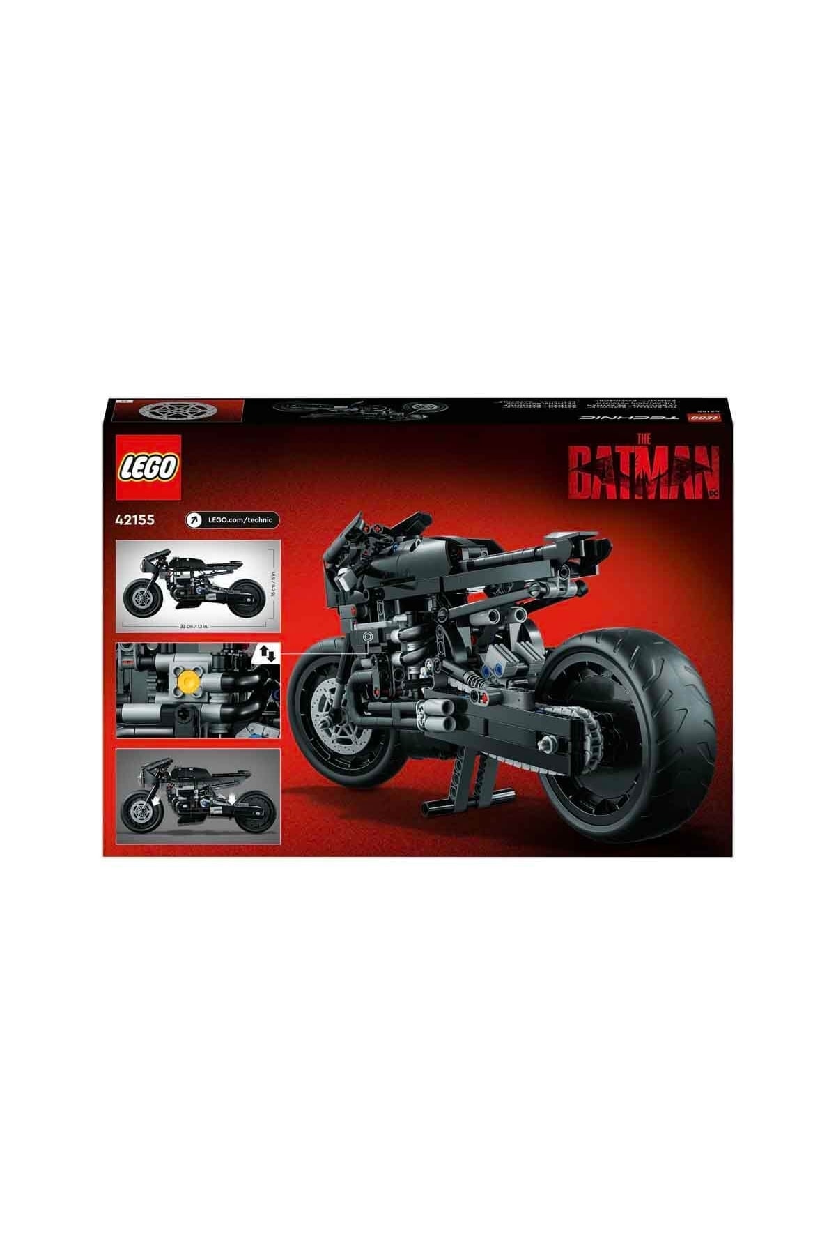 لگو و اسباب بازی های ساخت محور TECHNIC BATMAN BATCYCLE 42155 از ترکیه LEGO