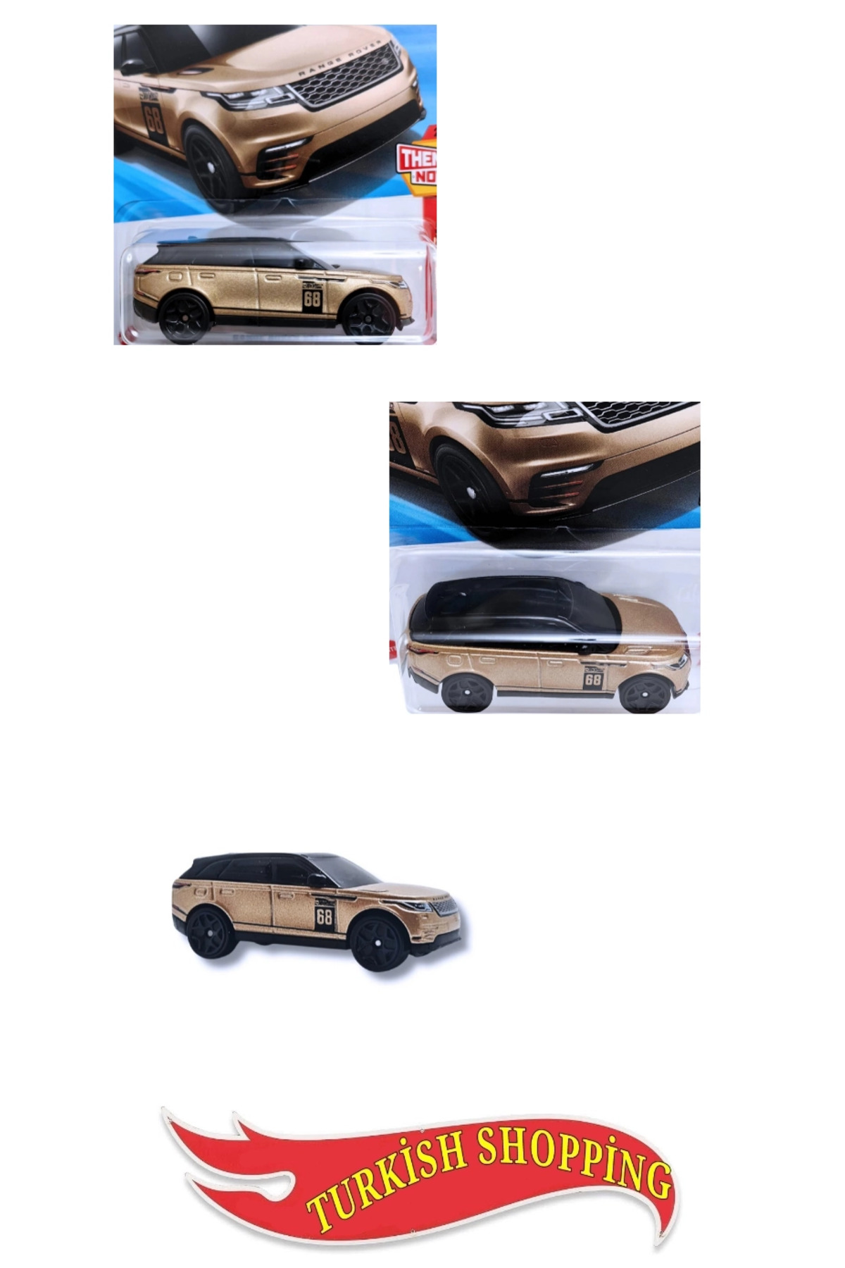 ماشین اسباب بازی 2025 مورد 1:64 مقیاس RANGE ROVER VELAR سری ویژه طلا هات ویلز اورجینال HOT WHEELS