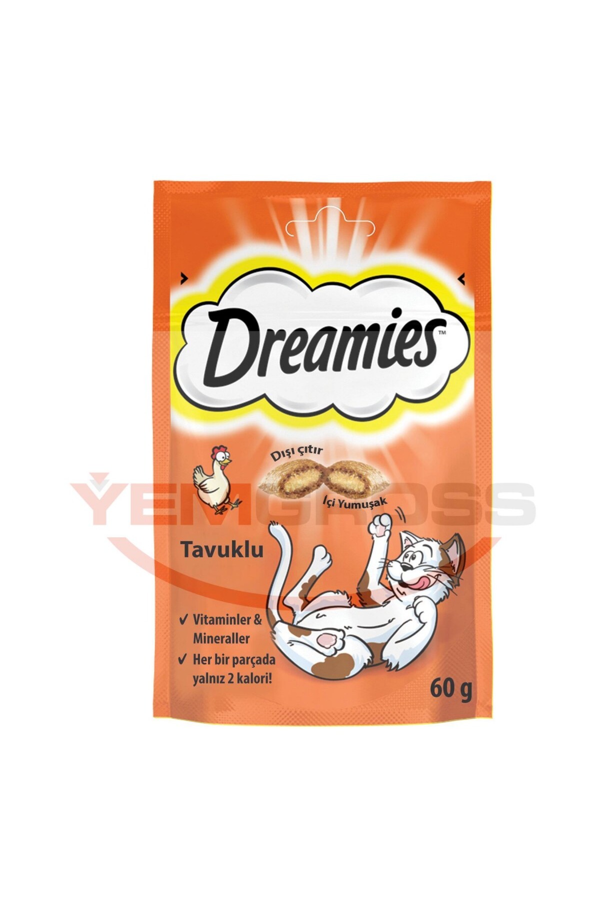 تشویقی گربه دریمیز Dreamies، ۶۰ گرم