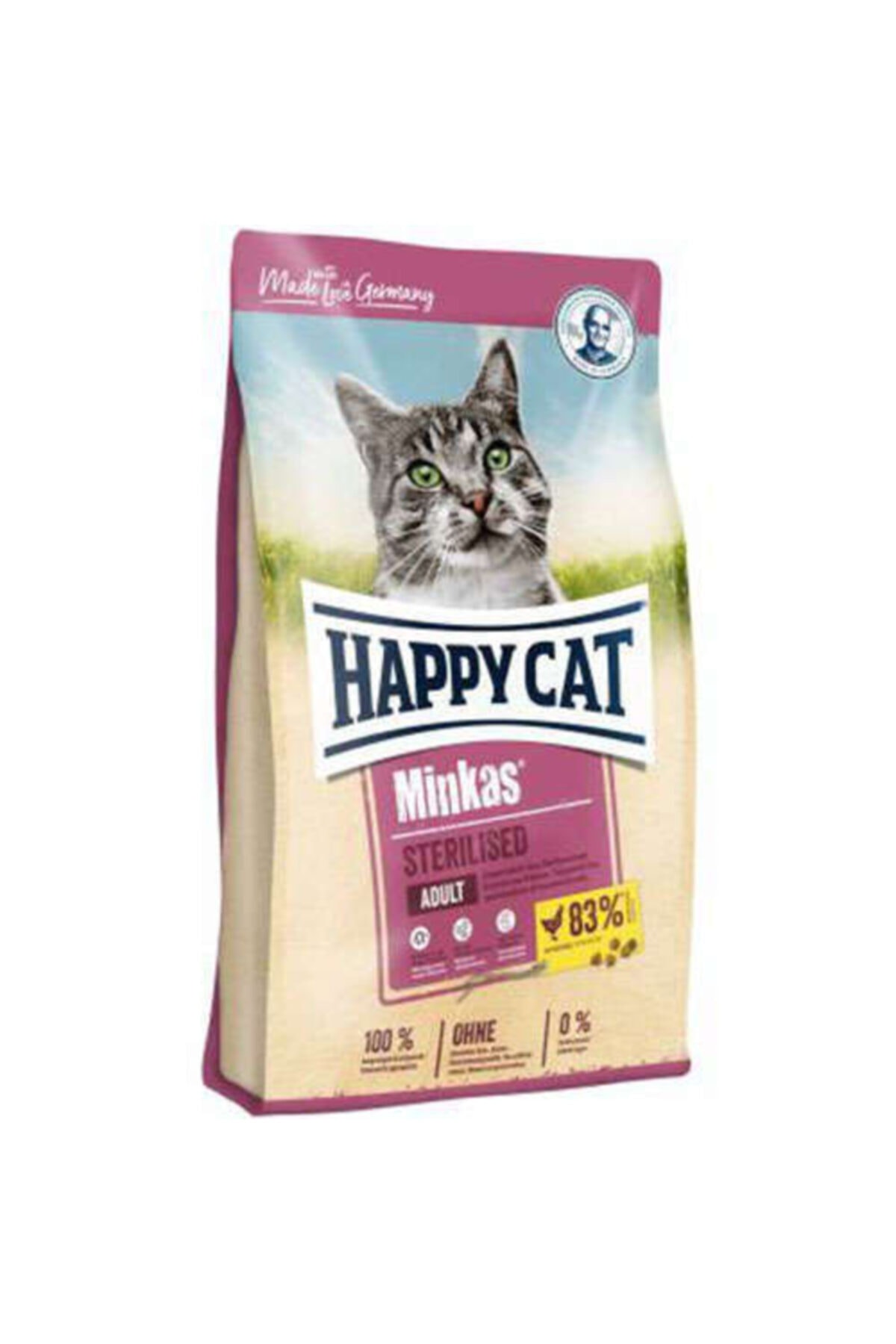 غذای خشک گربه هپی کت Happy Cat Minkas Sterilised، ۱۰ کیلوگرم