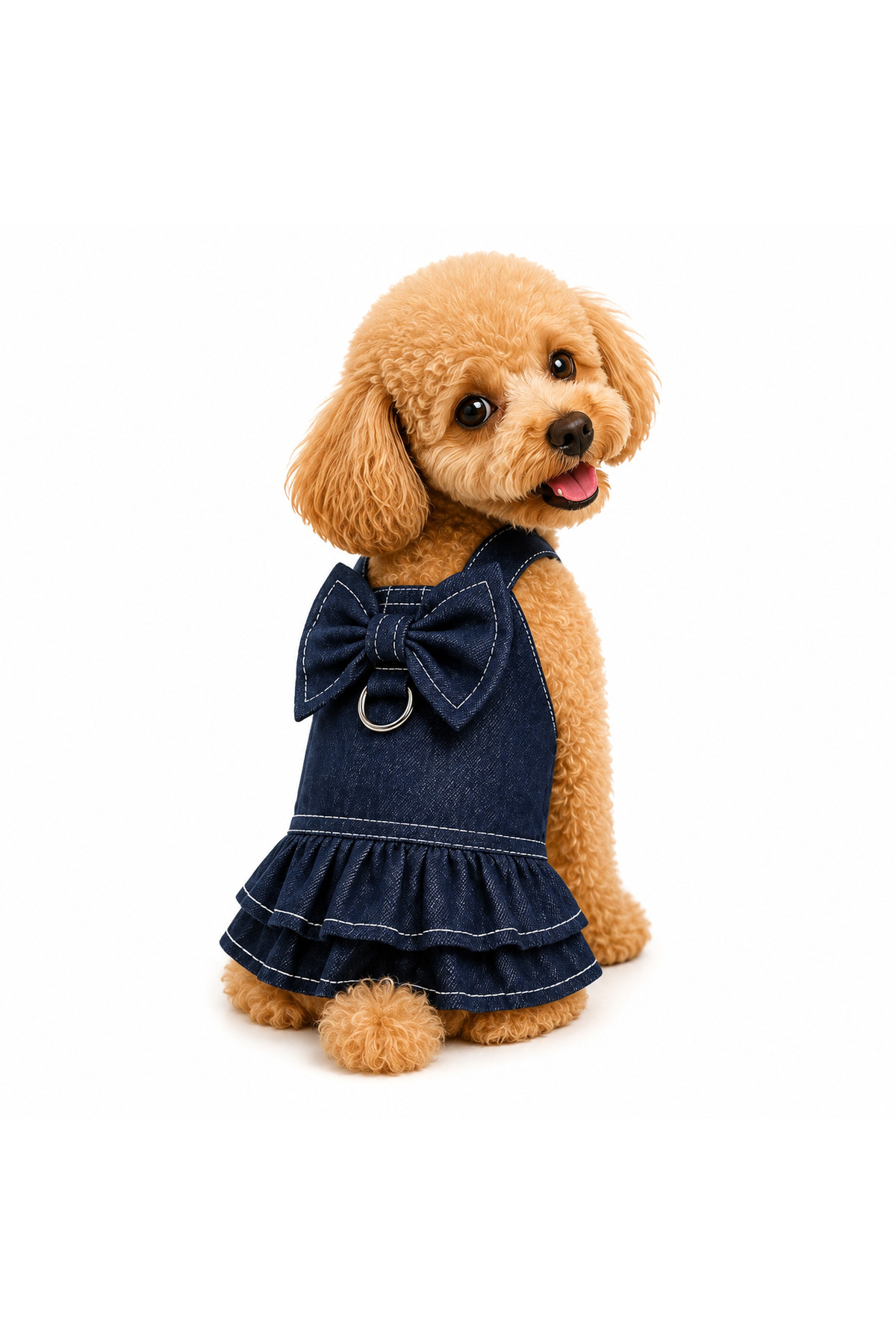 لباس جین سگ مدل Baby از دولچه پتس Dolce Pets آبی