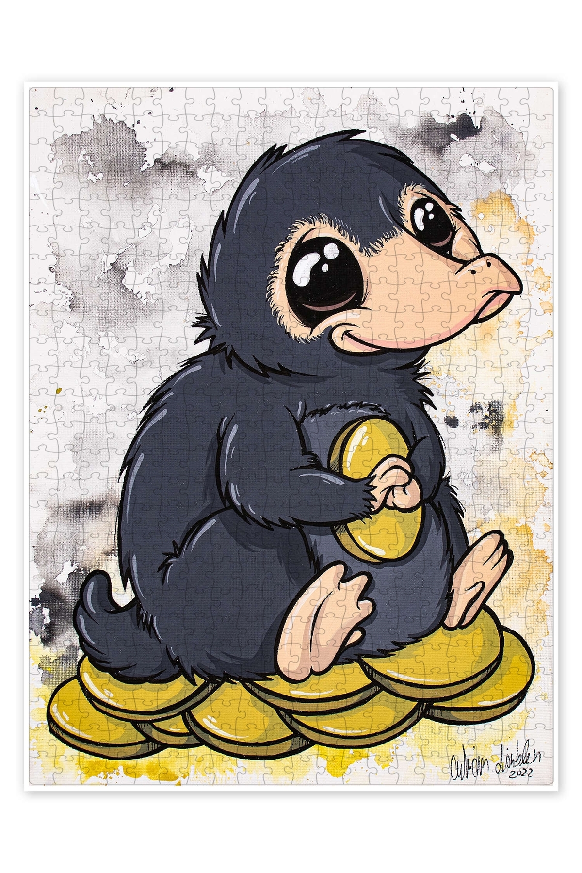 پازل اره منبت کاری مویی 500 تکه BABY PLATYPUS با تم حیوانات شاد برای کودکان از ترکیه Jeronkarji