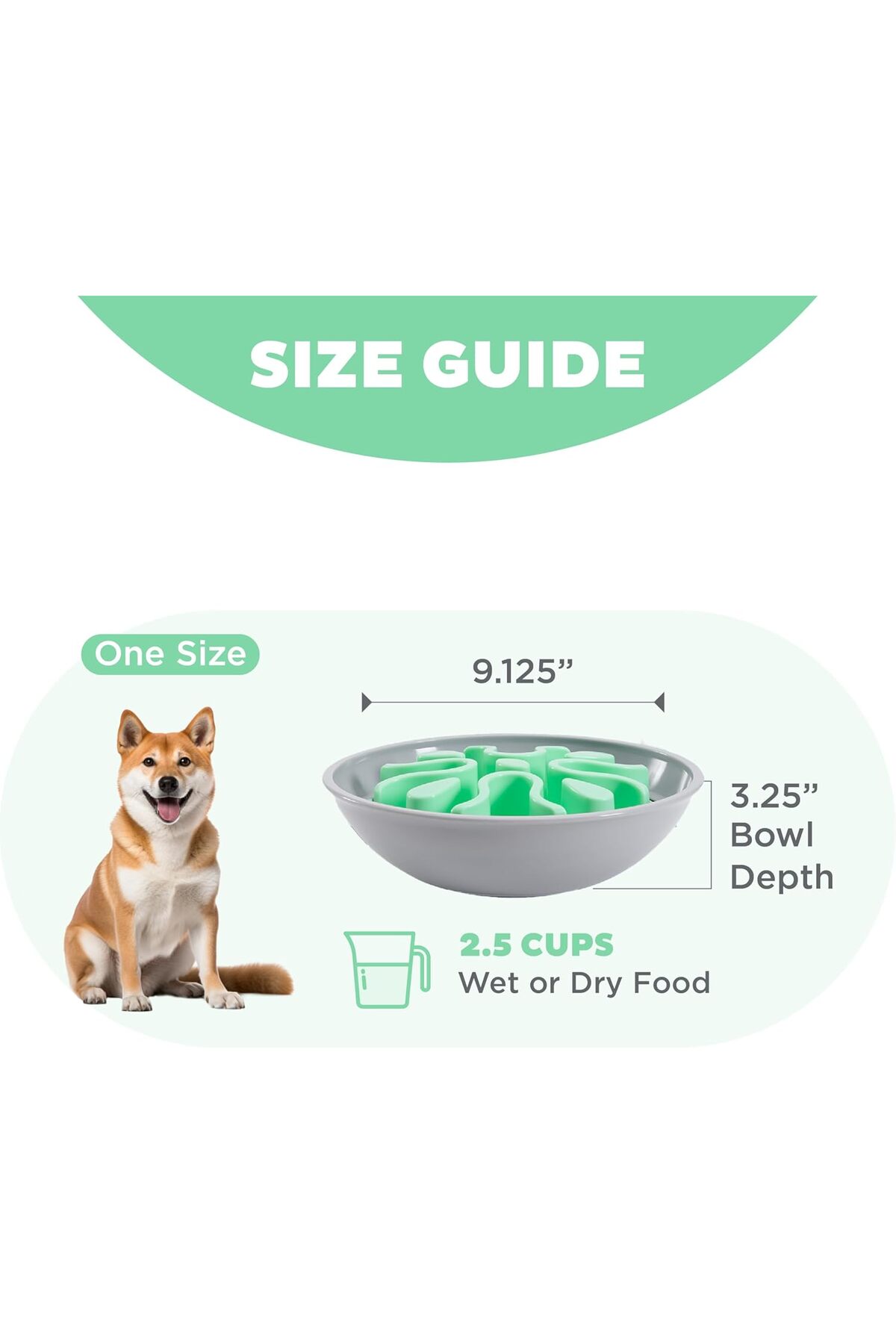 ظرف غذای آهسته‌خور اوت‌وارد هاوند Outward Hound Fun Feeder Wobble Slo Bowl، متوسط / بزرگ