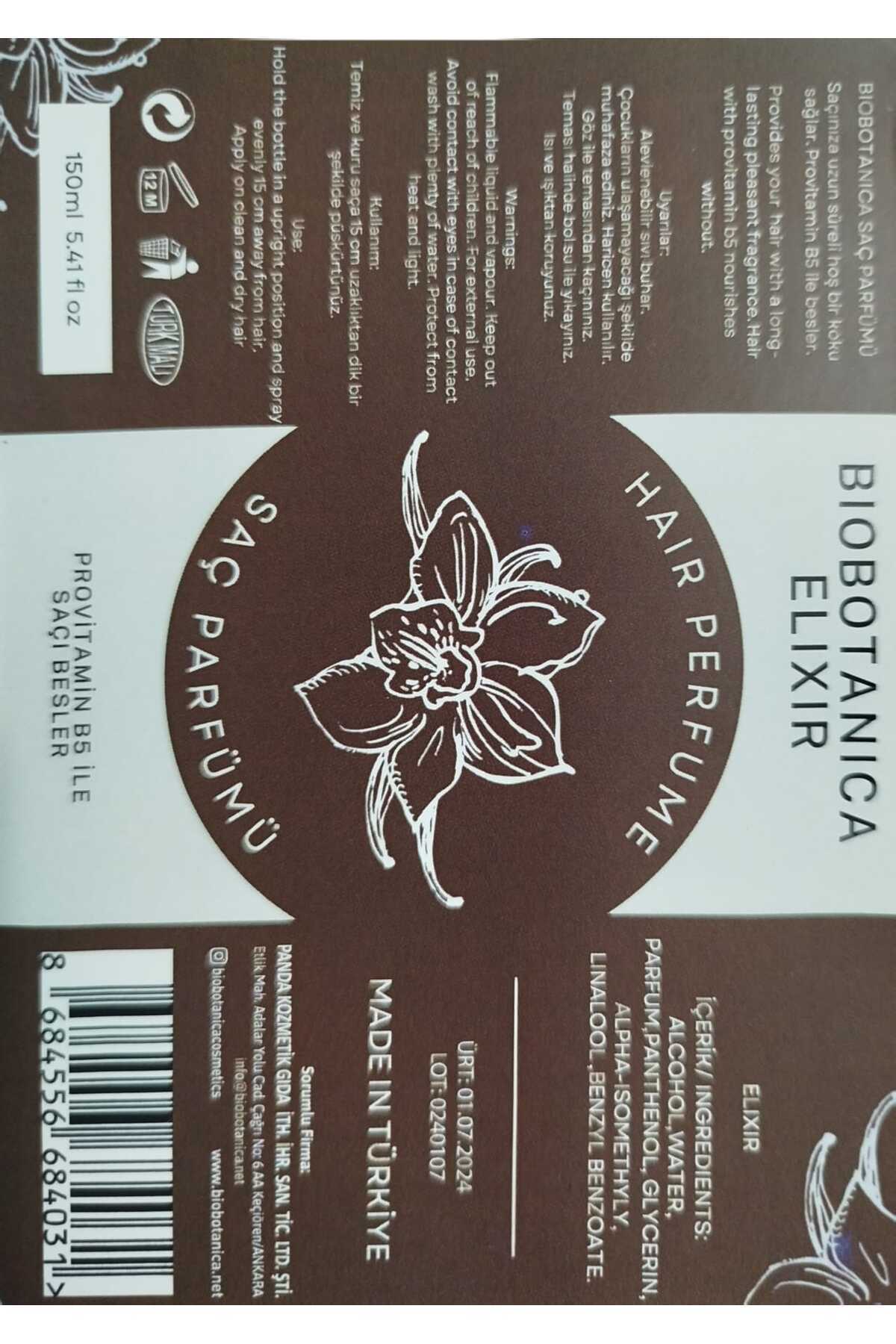 عطر مو بیوبوتانیکا مدل الکسیر حجم 150 میلی لیتر Biobotanica