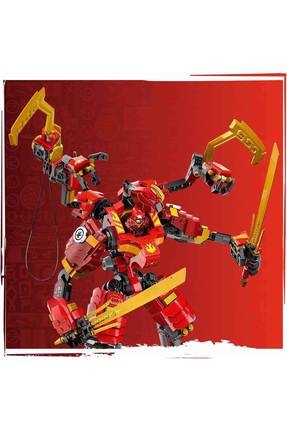 لگو و اسباب بازی های ساخت محور KAI'S NINJA CLIMBING ROBOT 71812 4 نینجا مینیون برای کودکان 9 سال به بالا از ترکیه LEGO
