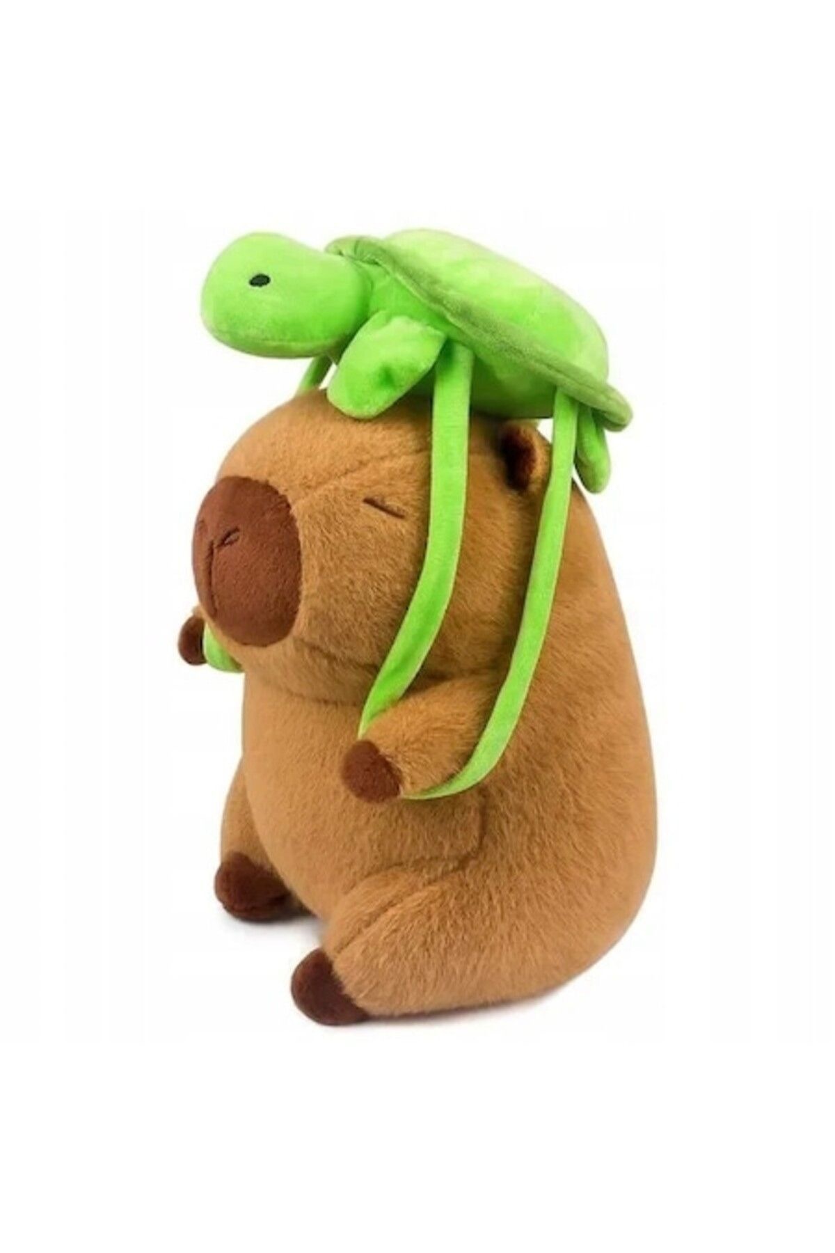 اسباب بازی های پشمی CAPYBARA PLUSH 35 CM لاک پشت سولفات سبز کاپیبارا Espey