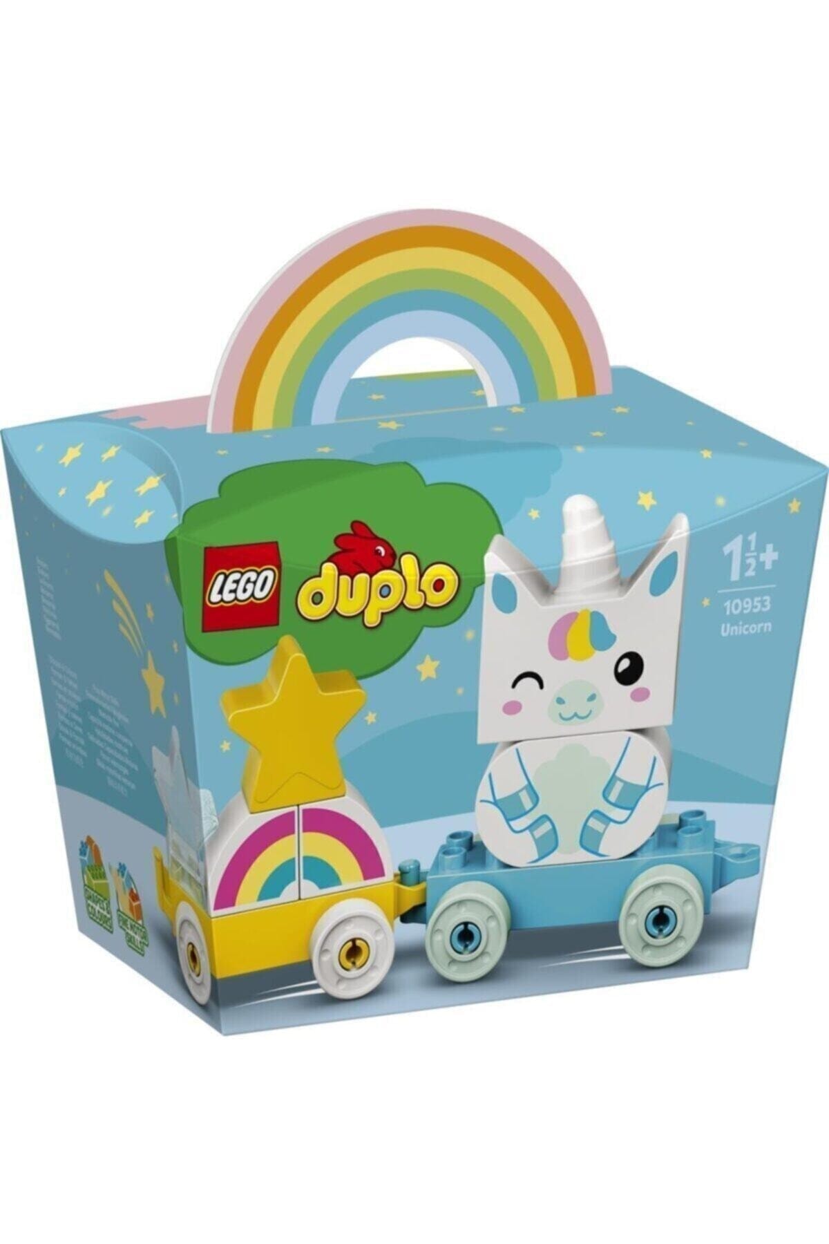 لگو و اسباب بازی های ساخت محور ® DUPLO® MY FIRST UNICORN 10953 ساختمان تکشاخ کش دار برای کودکان خردسال اورجینال LEGO