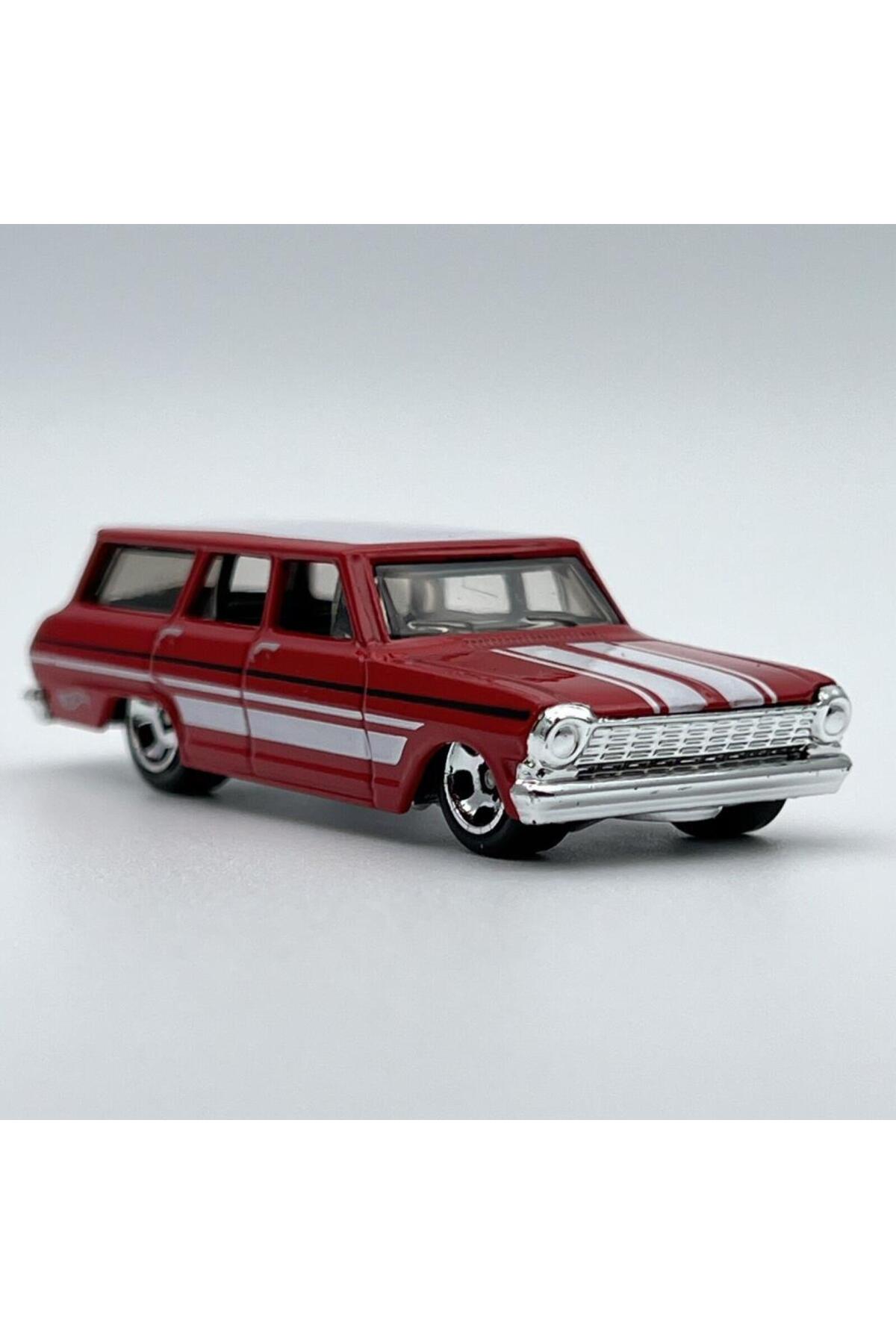 ماشین اسباب بازی SINGES 64 CHEVY NOVA WAGON HKH70 هات ویلز اورجینال HOT WHEELS