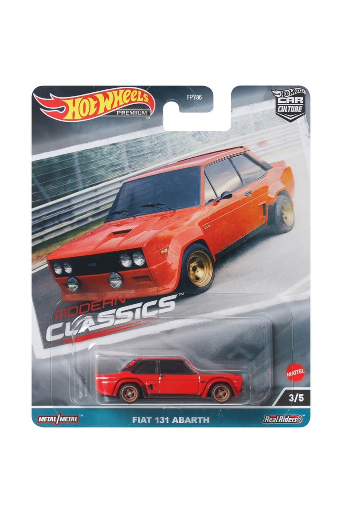 ماشین اسباب بازی فرهنگ خودرو ممتاز فیات 131 آبارث مدرن کلاسیک از ترکیه HOT WHEELS