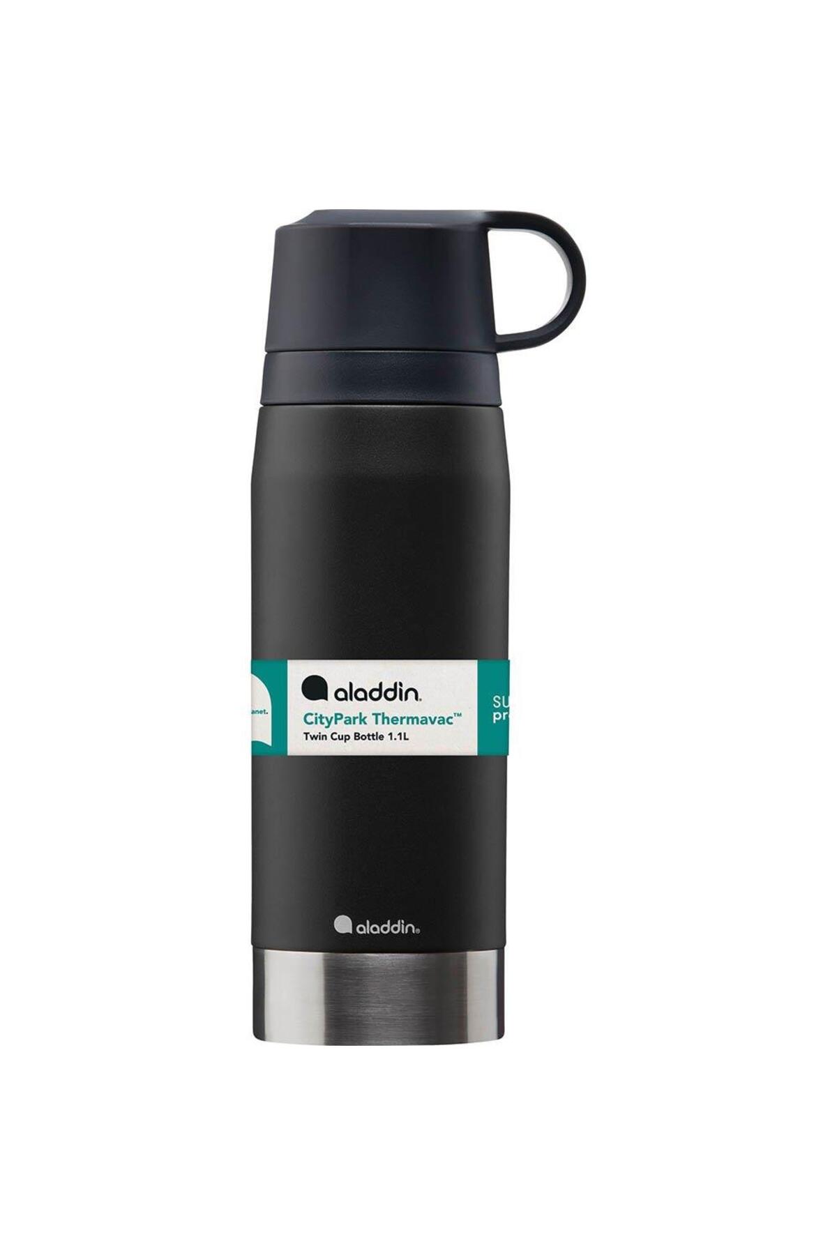 فلاسک قمقمه استیل دو شیشه ای CITYPARK THERMAVAC 1.1 LT 10 10379 003 اورجینال Aladdin